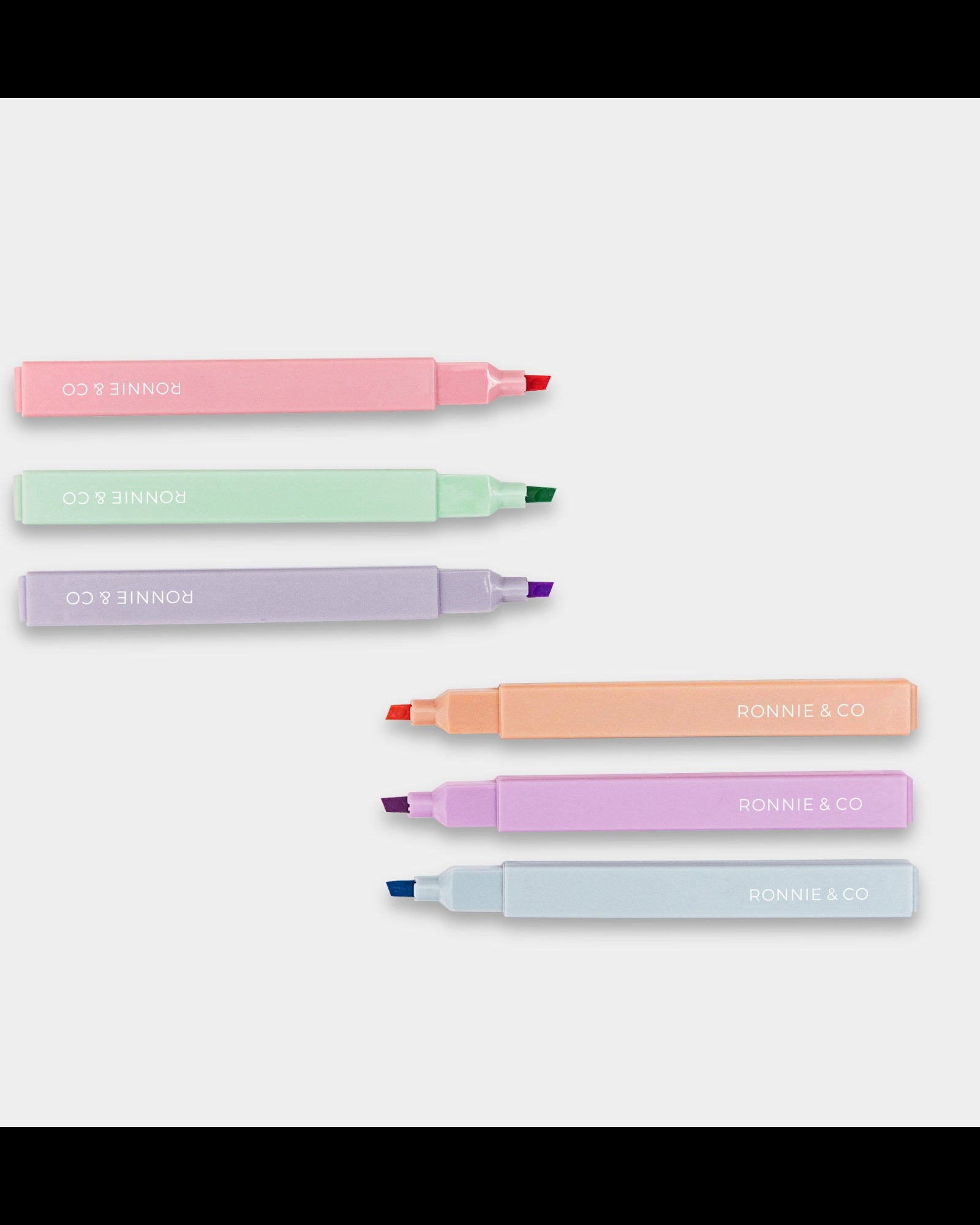 Soft Pastel Highlighters 6 pack