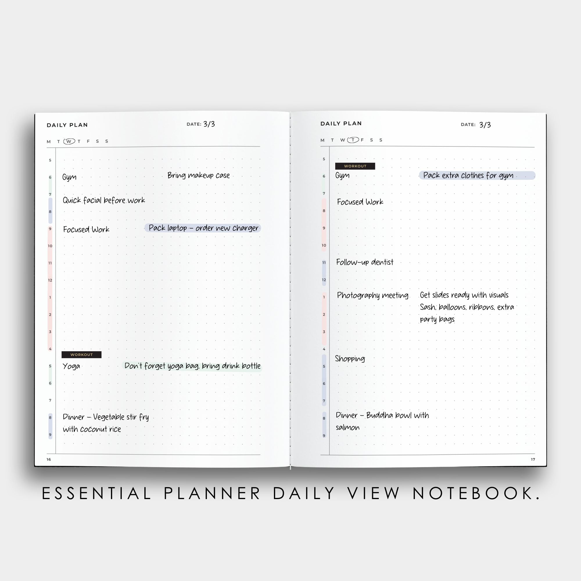 Monthly Planner Notebook Bundle