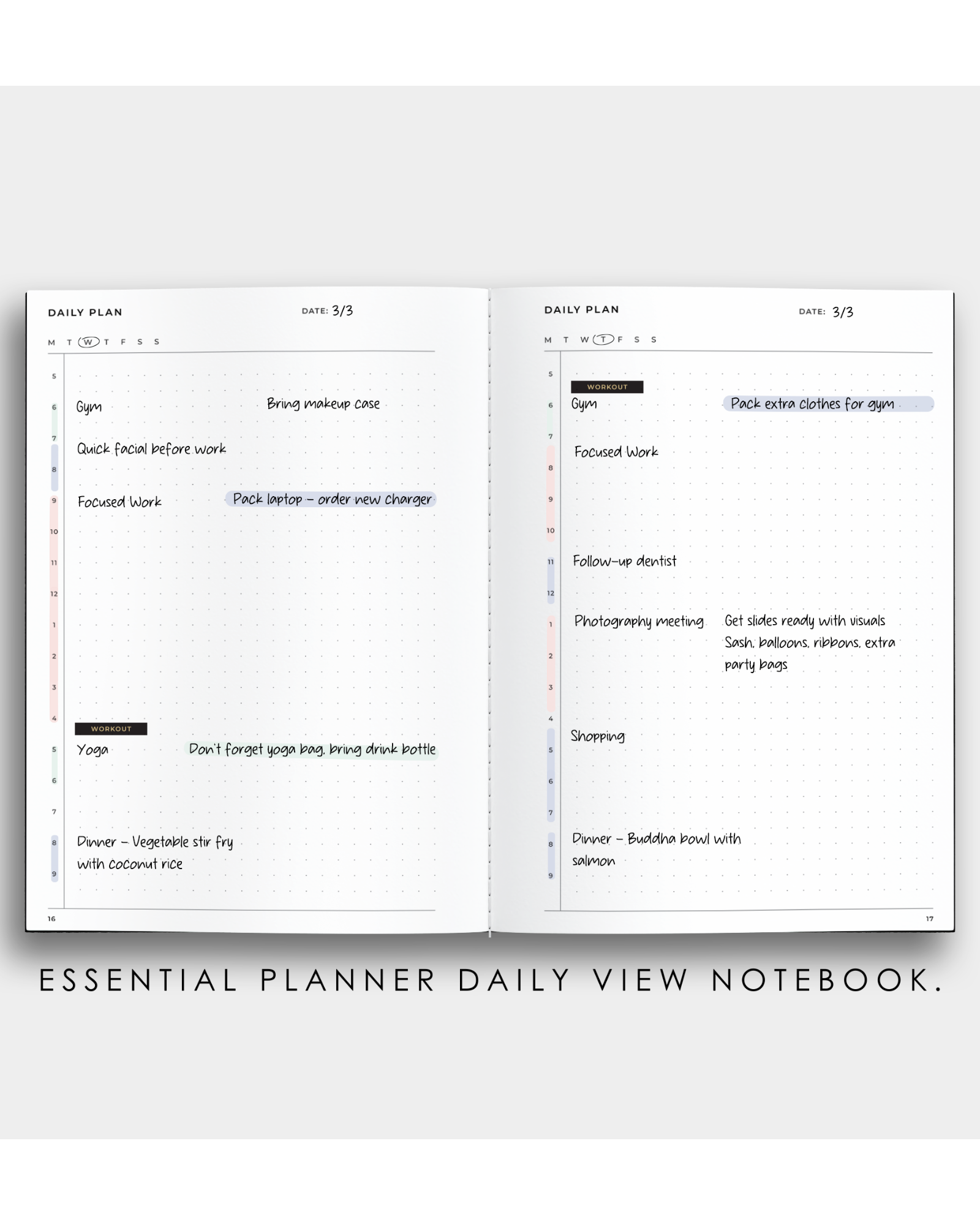 Monthly Planner Notebook Bundle