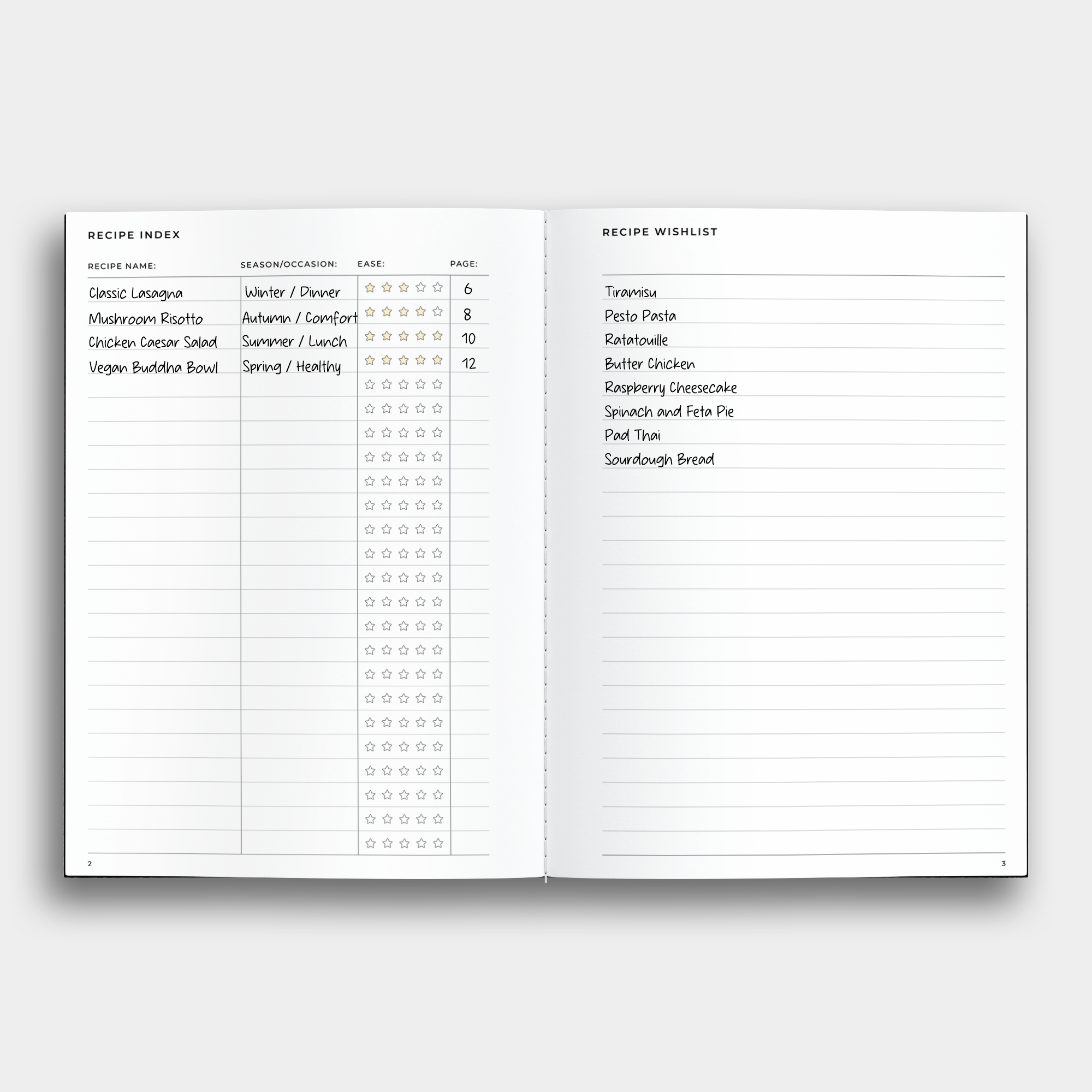 Taste Notebook 🥣