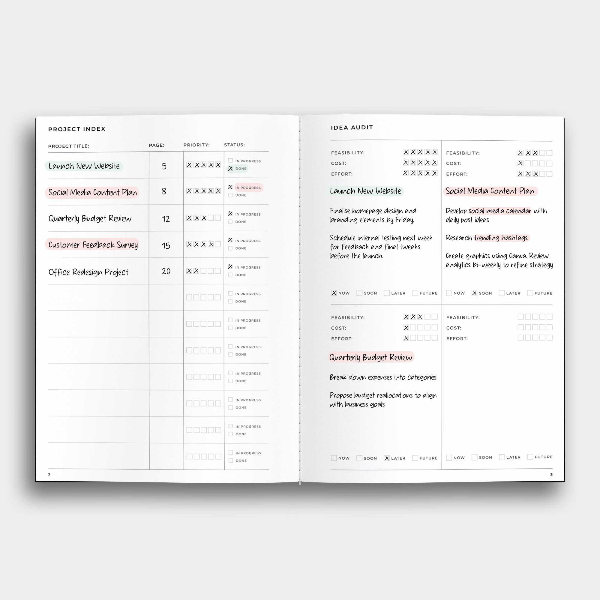 Project Notebook