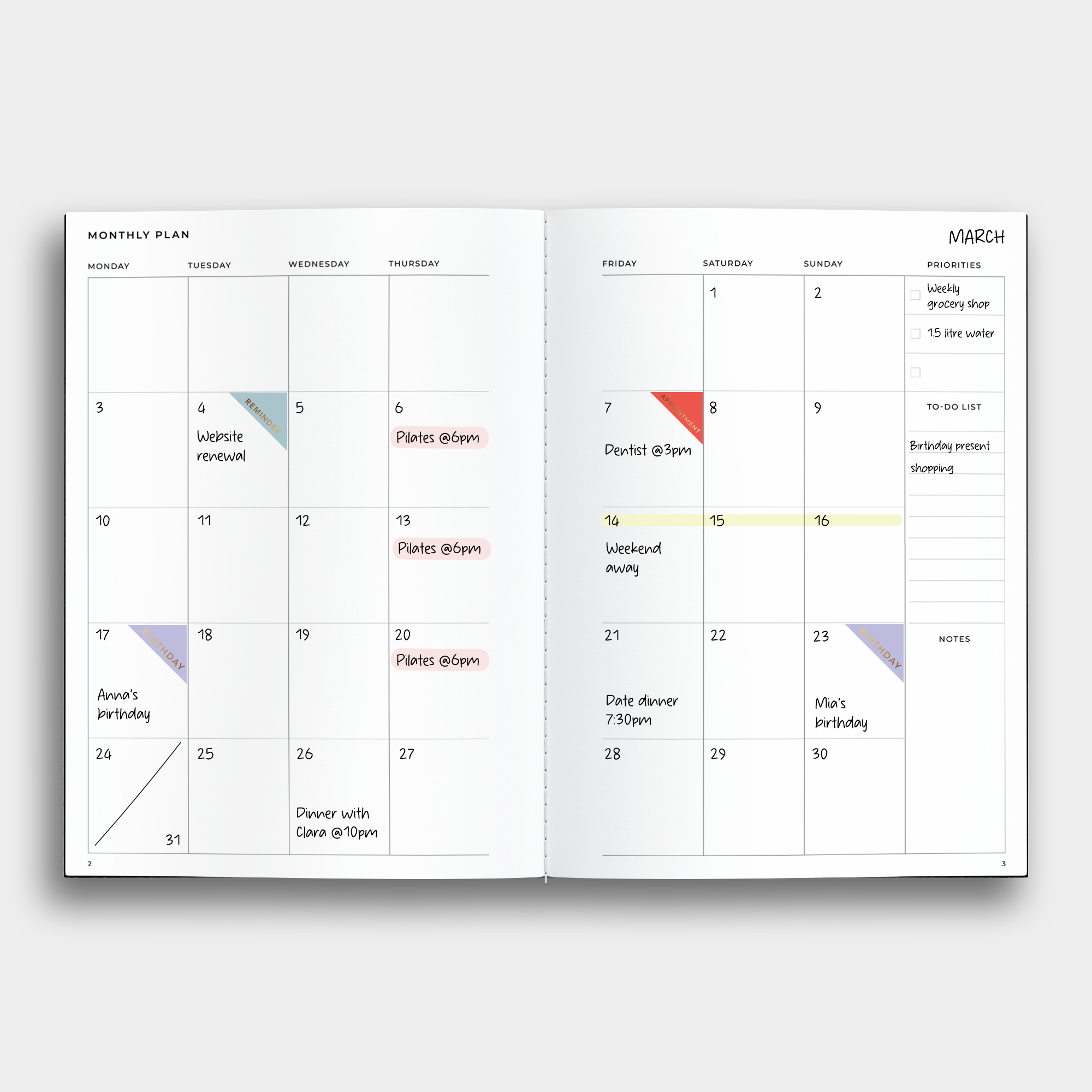 Balance Planner Notebook