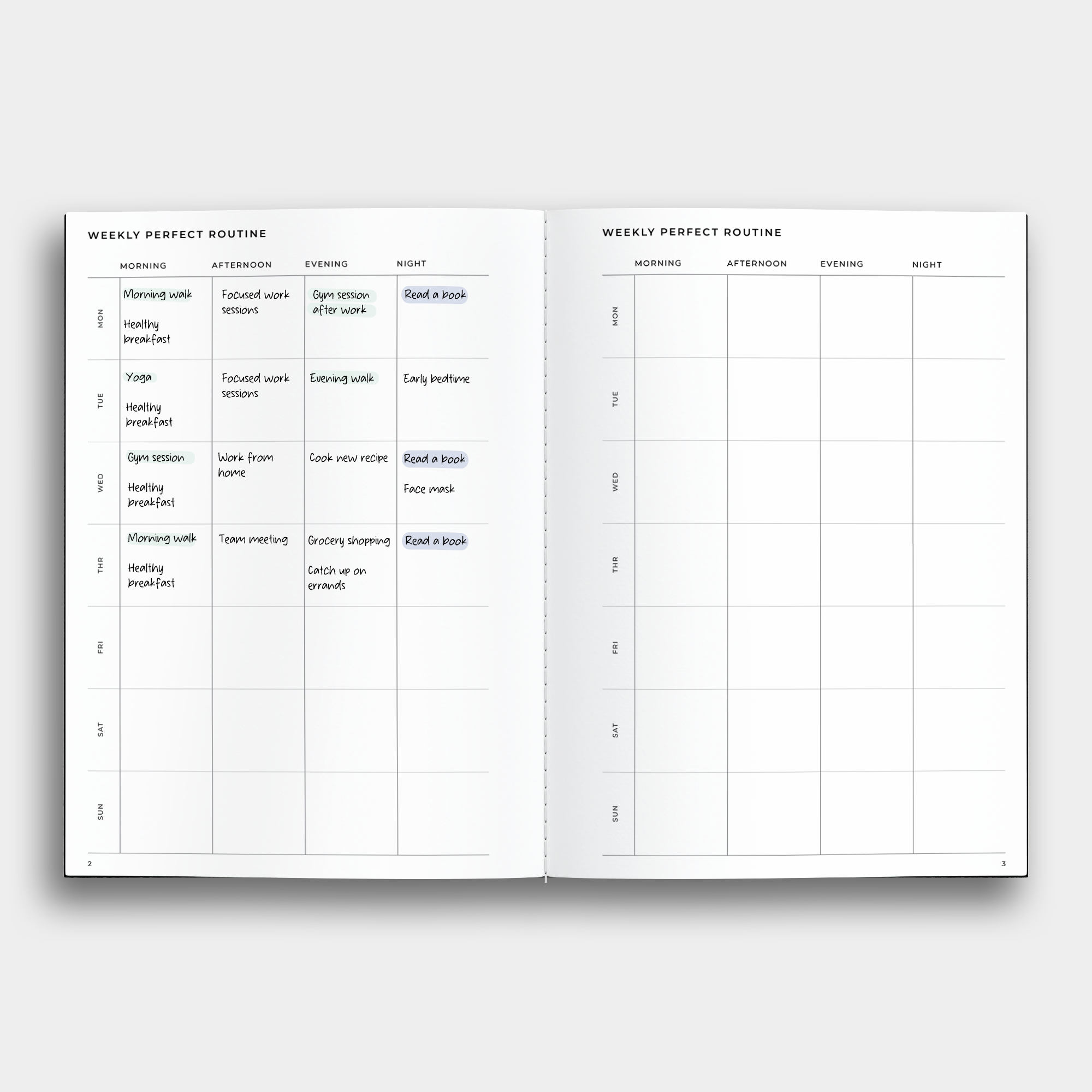 Habit Notebook 📅