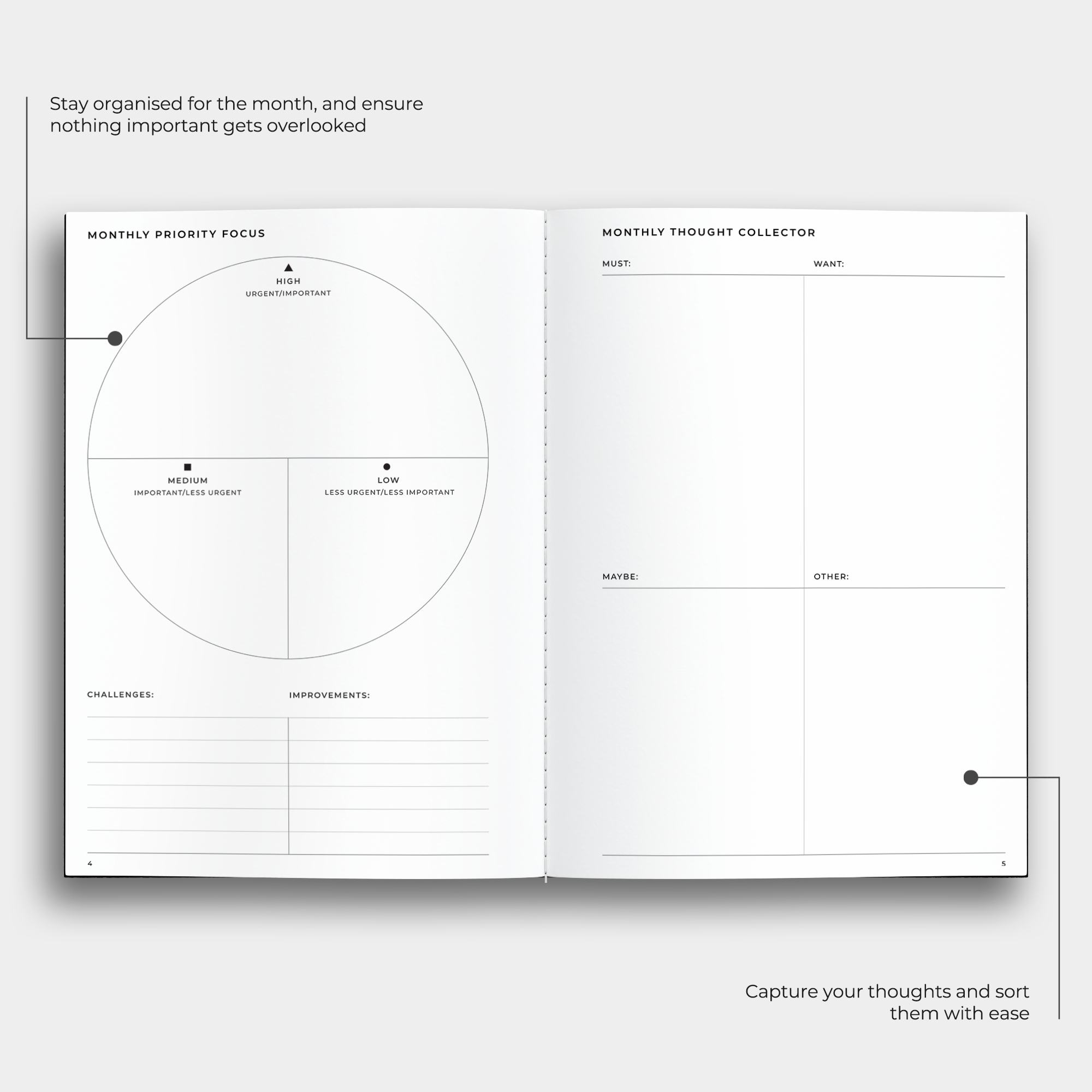 Balance Planner Notebook | For Calm 🧘 (copy)