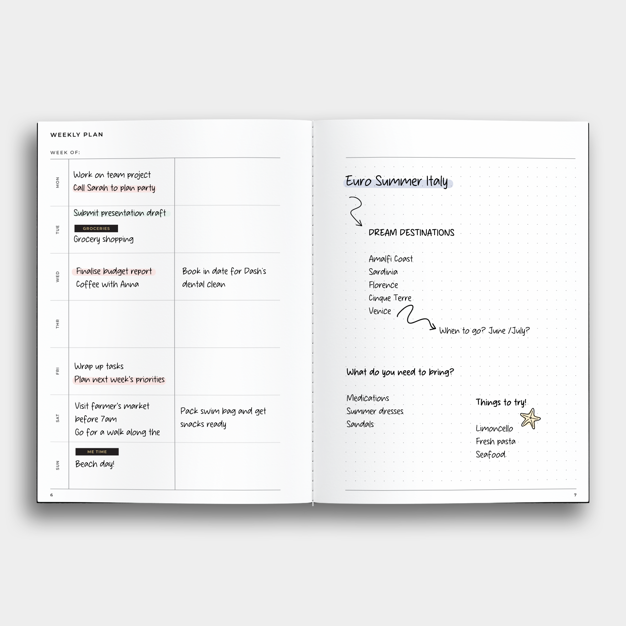 Essential Planner Notebook | For Focus ✅