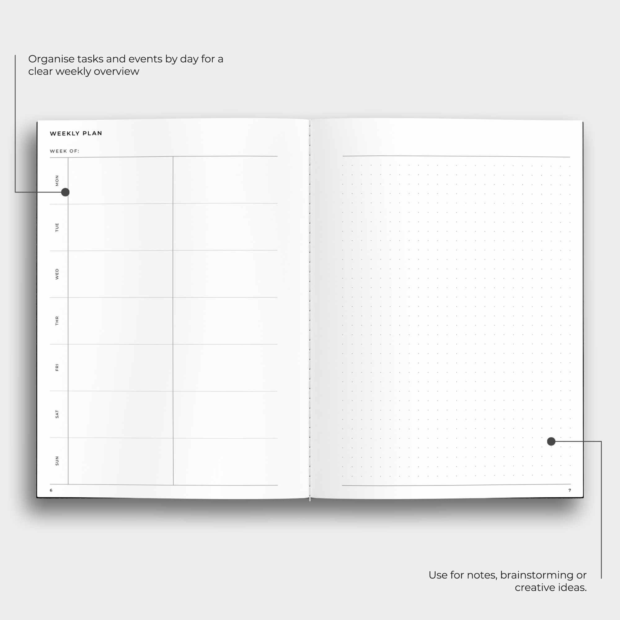 Essential Planner Notebook | For Focus ✅