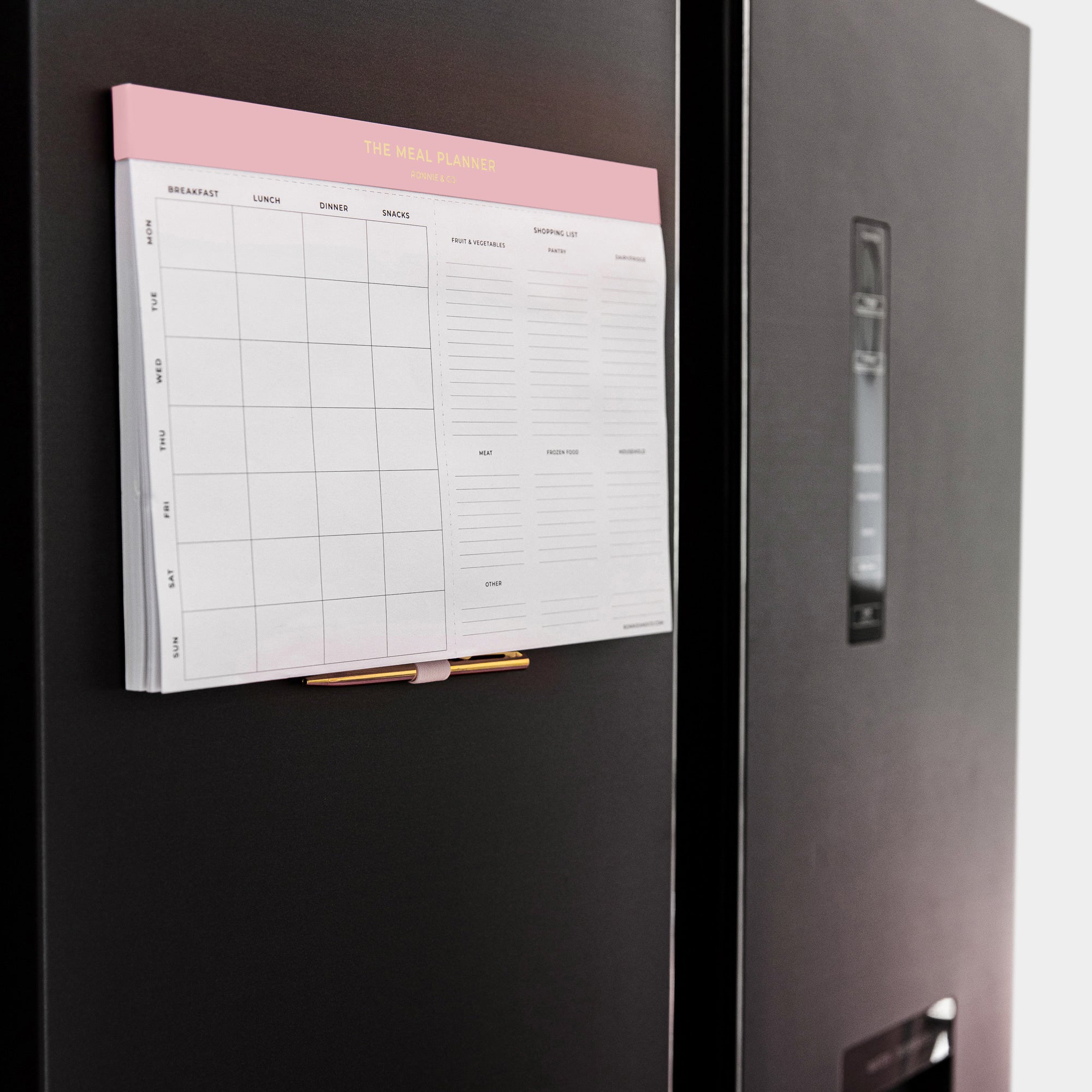Magnetic Meal/Shopping List Planner