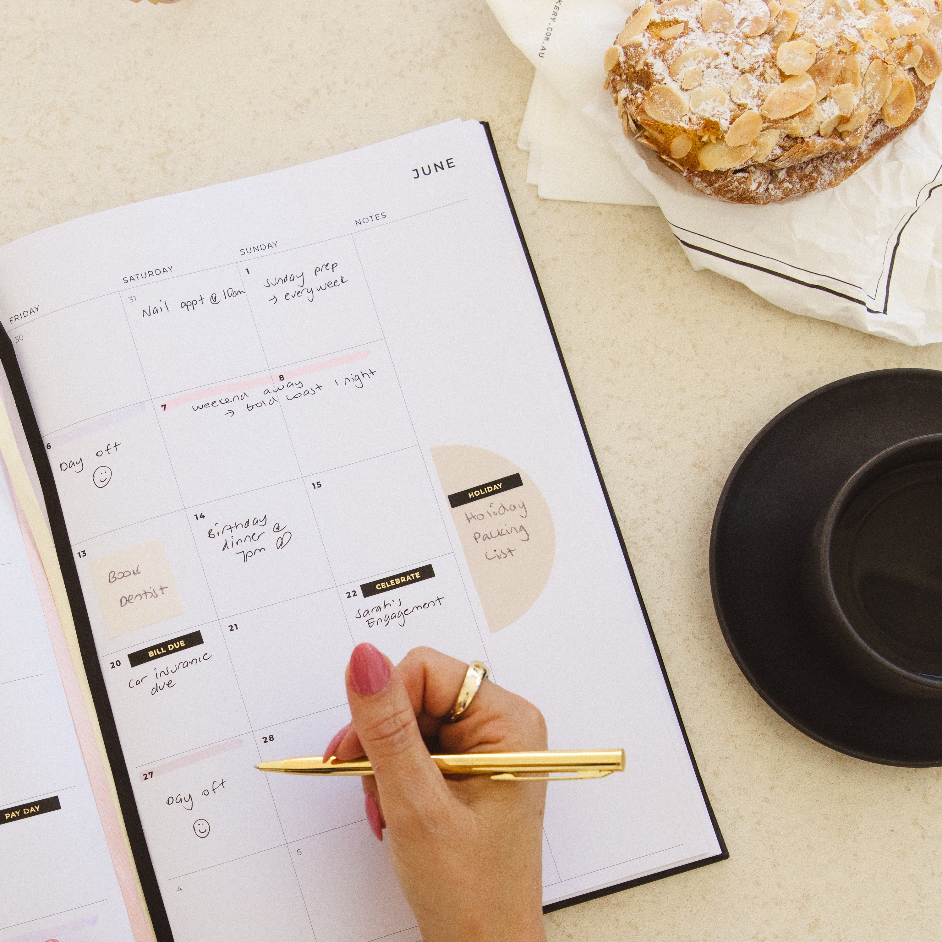 2026 A4 Weekly Planner Diary