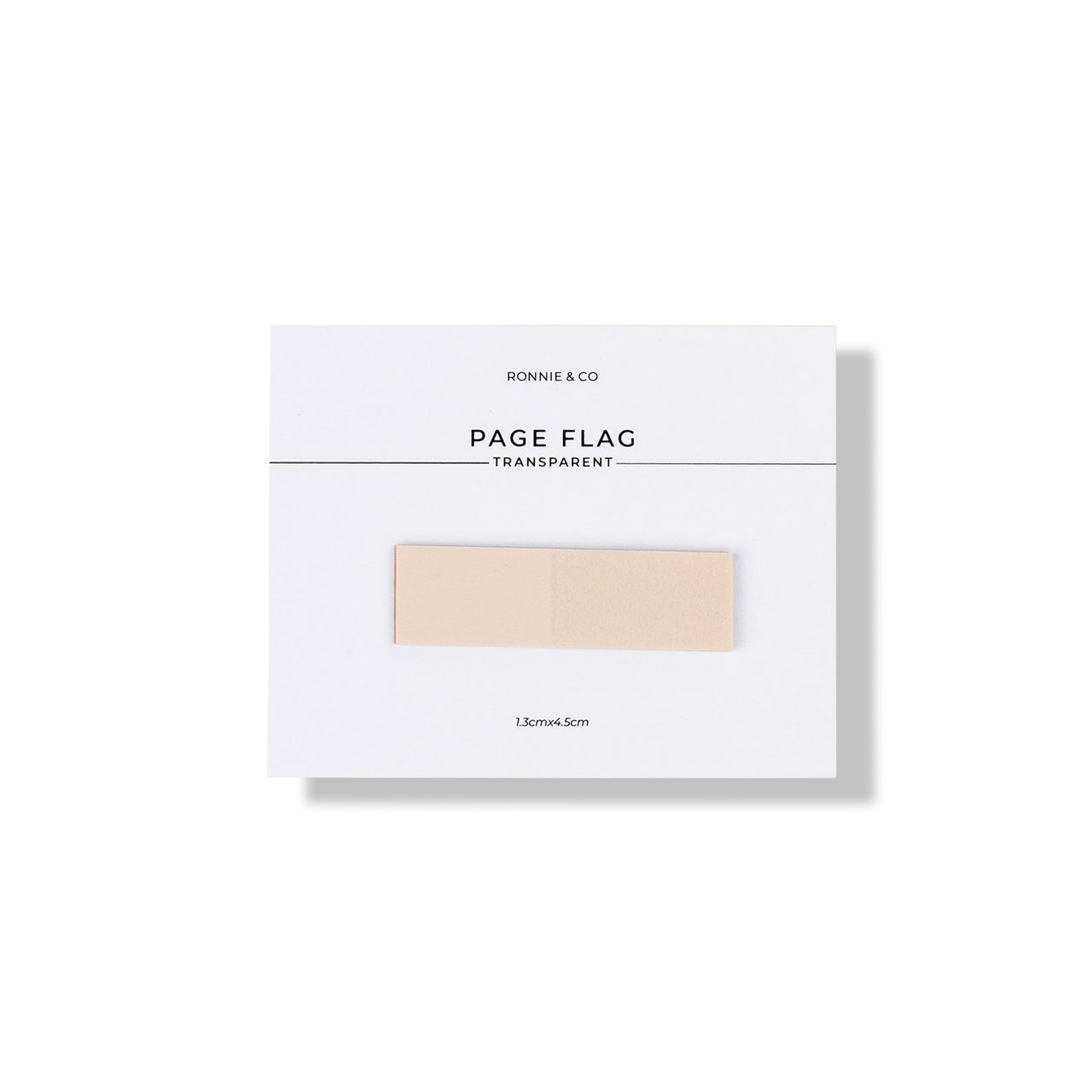 Transparent Sticky Notes |  Small Rectangle Page Flags | Macadamia