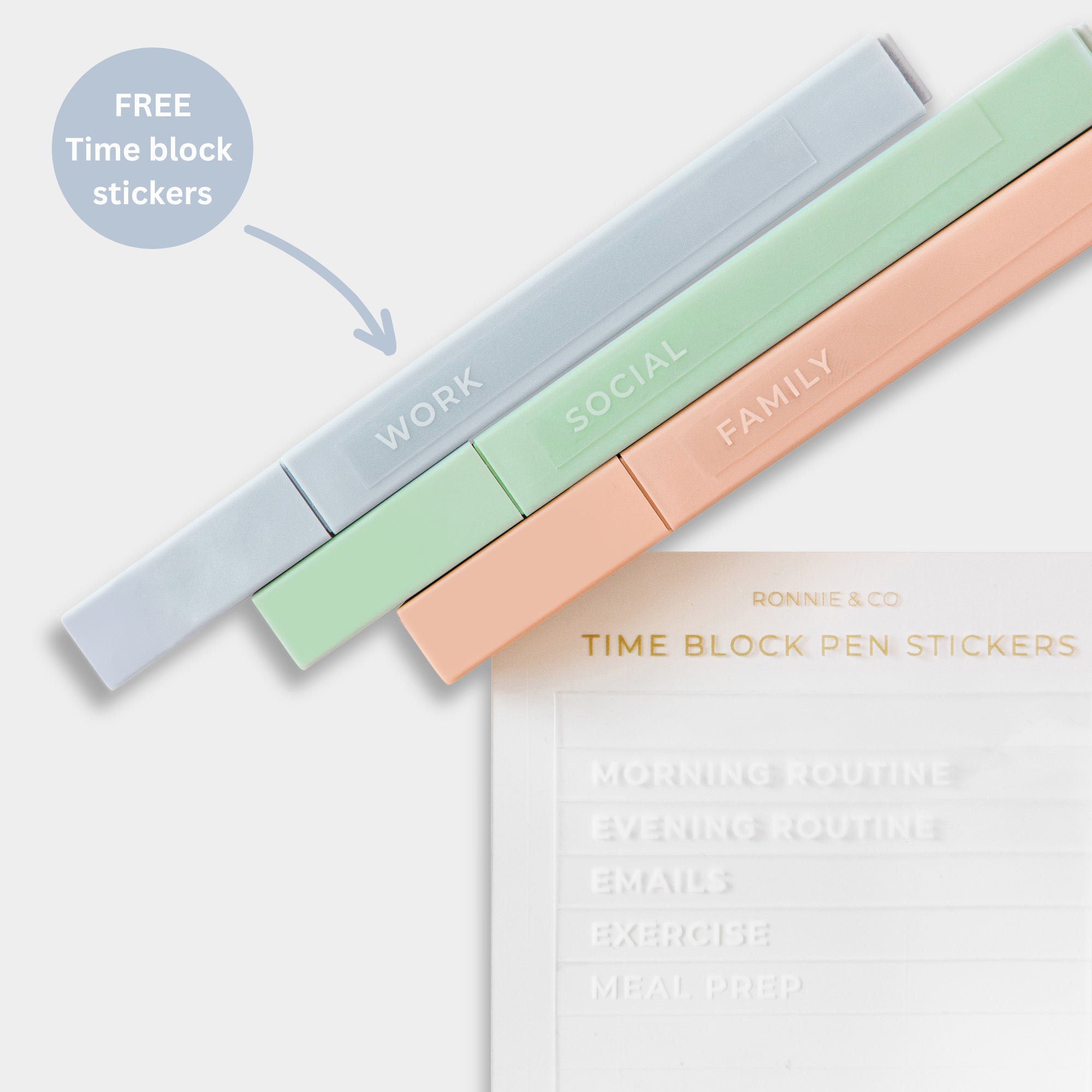 Soft Pastel Highlighters 6 pack