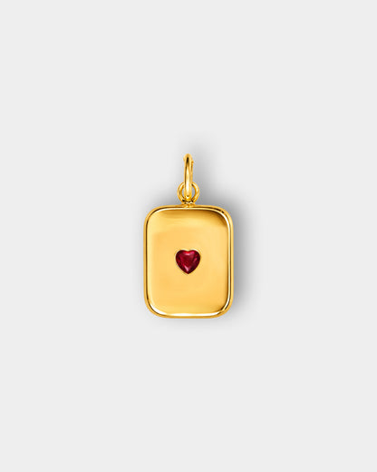 Folio Red Heart Charm