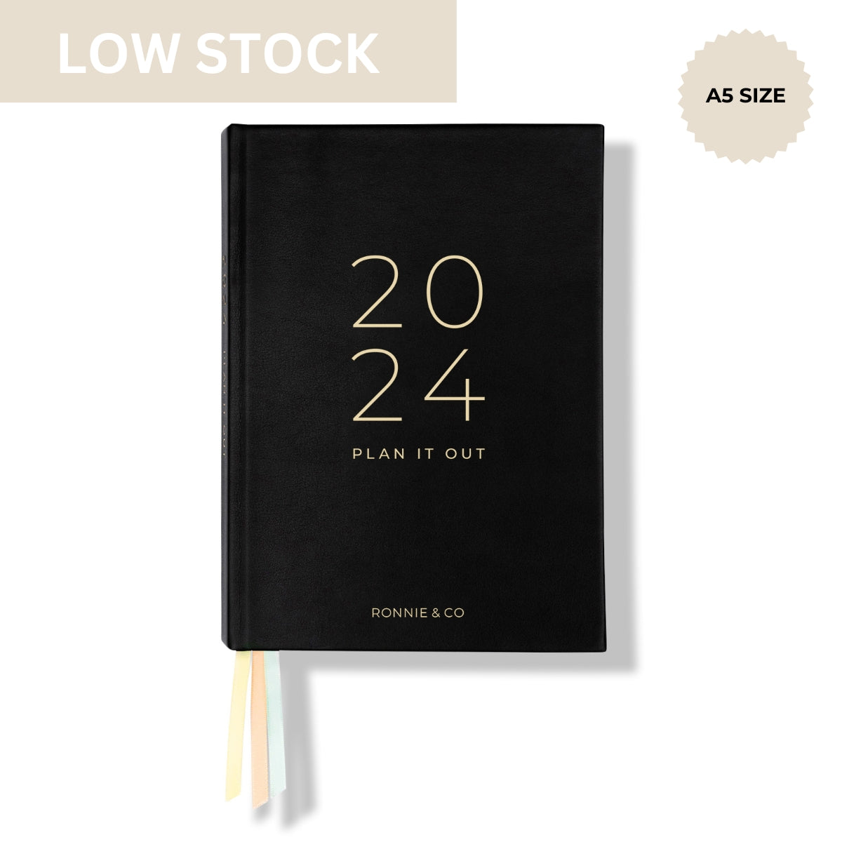 2024 Planner | A5 Planner Diary | Classic Black