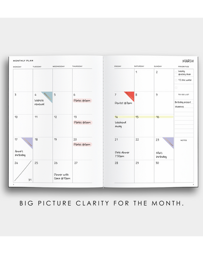 Monthly Planner Notebook Bundle