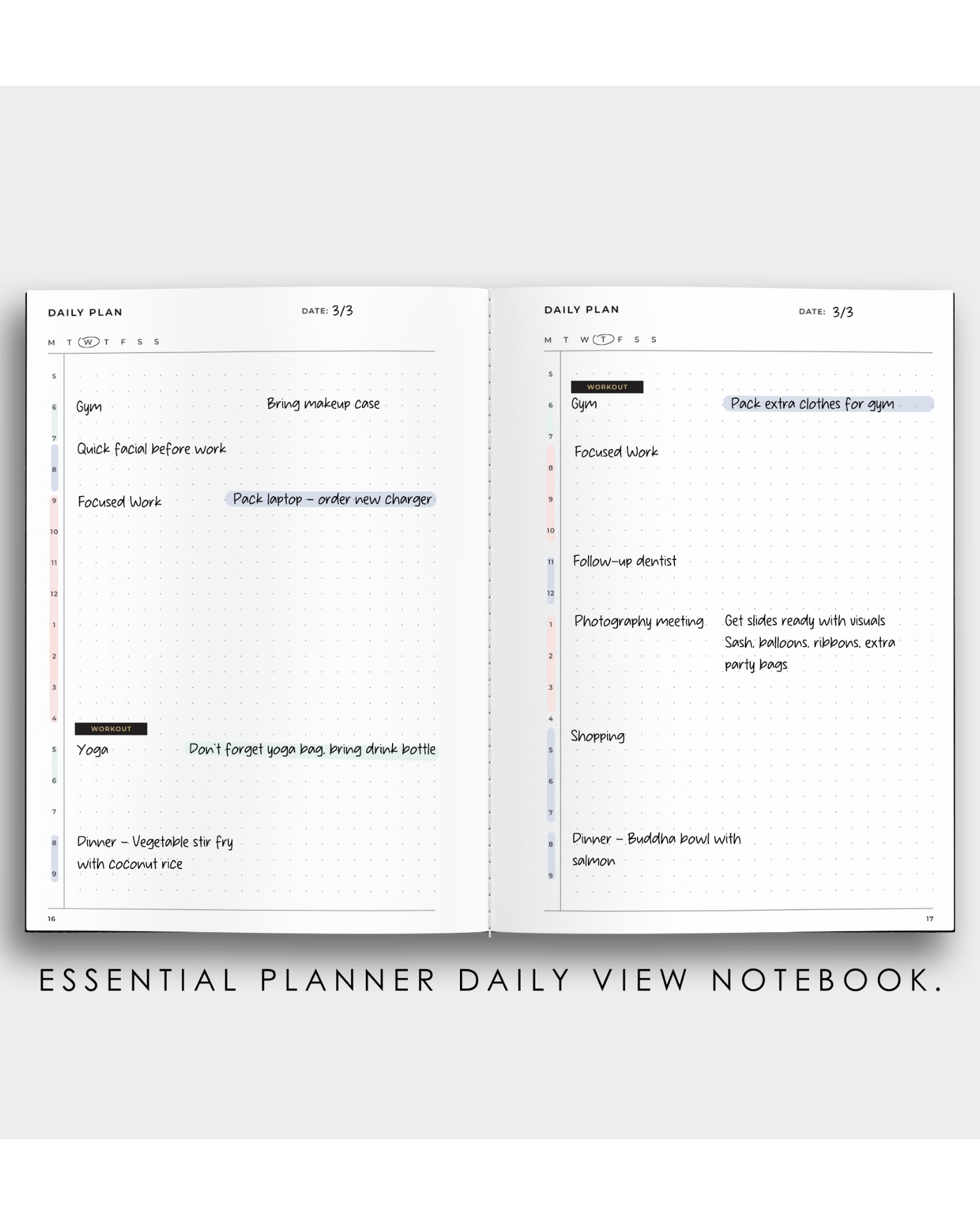 Monthly Planner Notebook Bundle