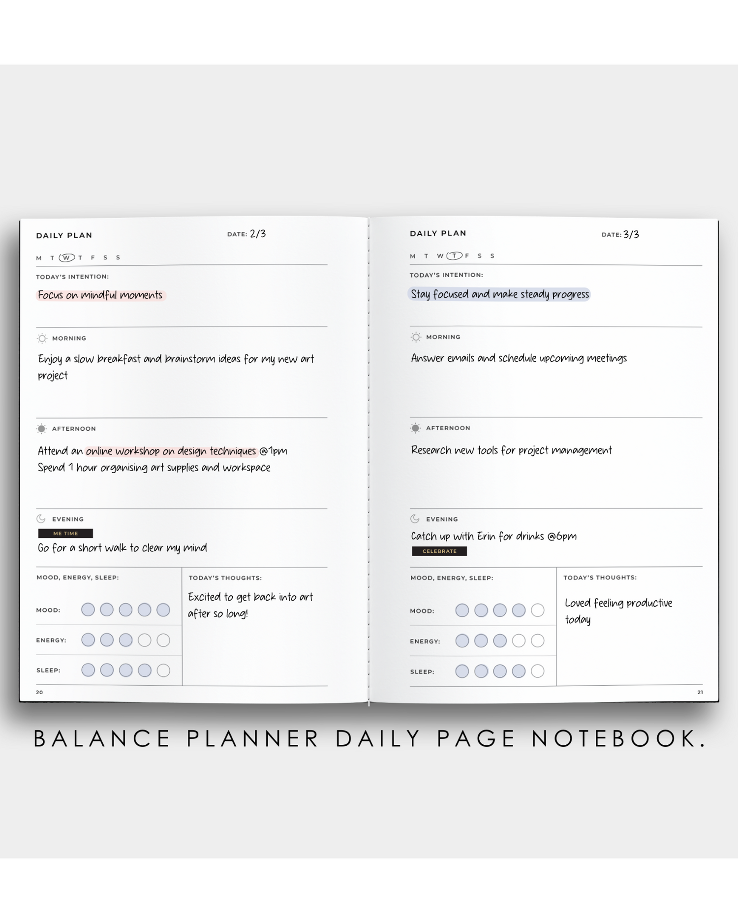 Monthly Planner Notebook Bundle