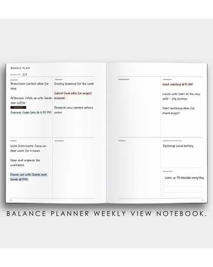 Monthly Planner Notebook Bundle