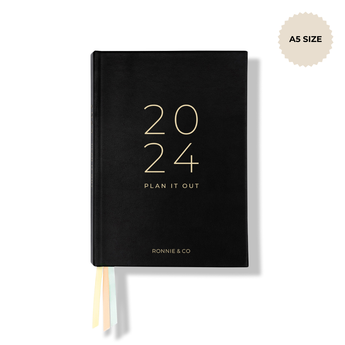 2024 Planner | A5 Planner Diary | Classic Black