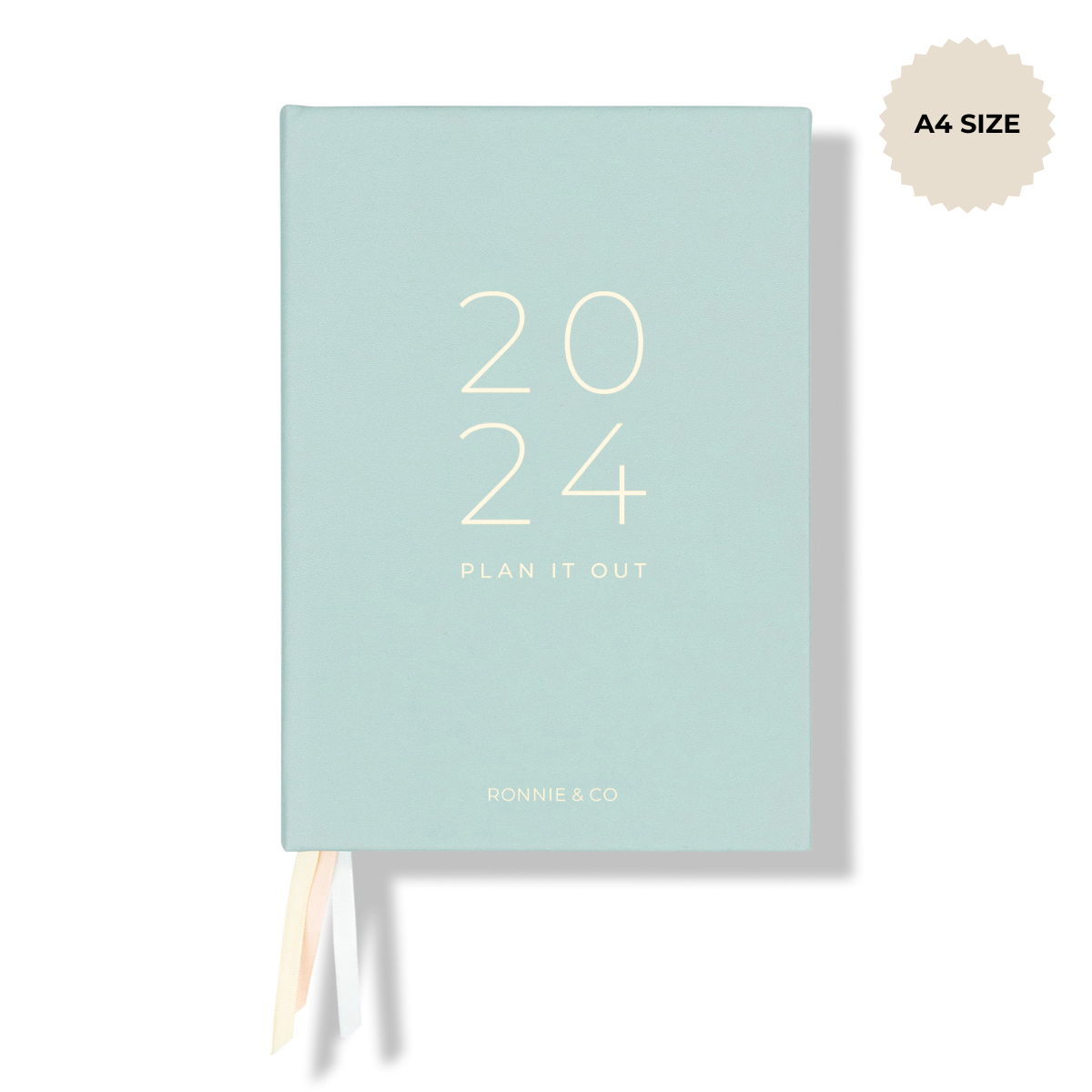2024 Planner | A4 Planner Diary|  Soft Teal
