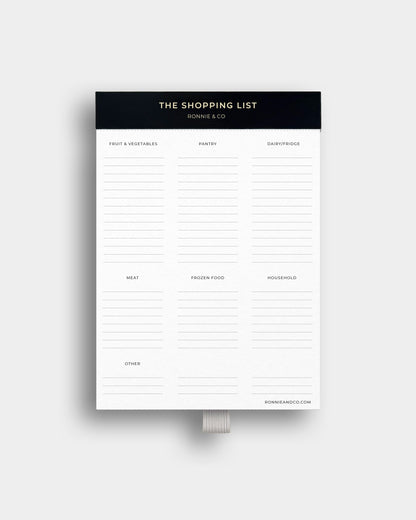 Magnetic Shopping List Pad
