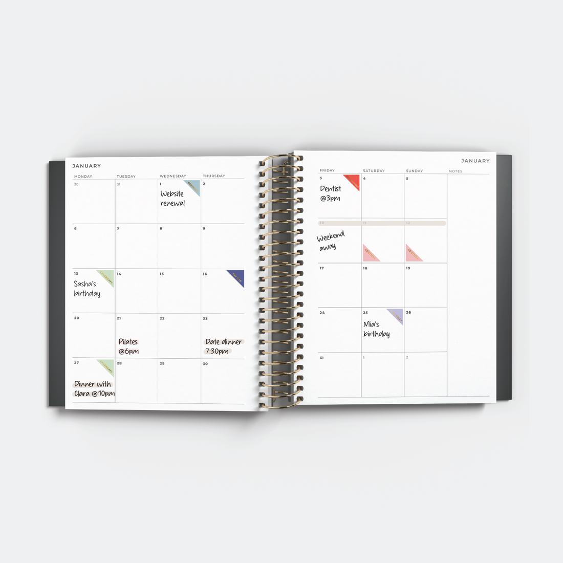 Corner Planner Sticker Pack