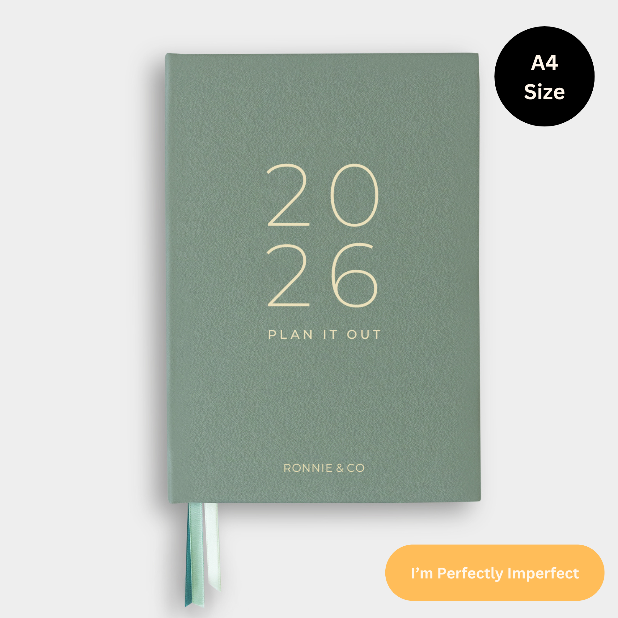 PERFECTLY IMPERFECT] 2026 A4 Weekly Planner Diary – Ronnie & Co