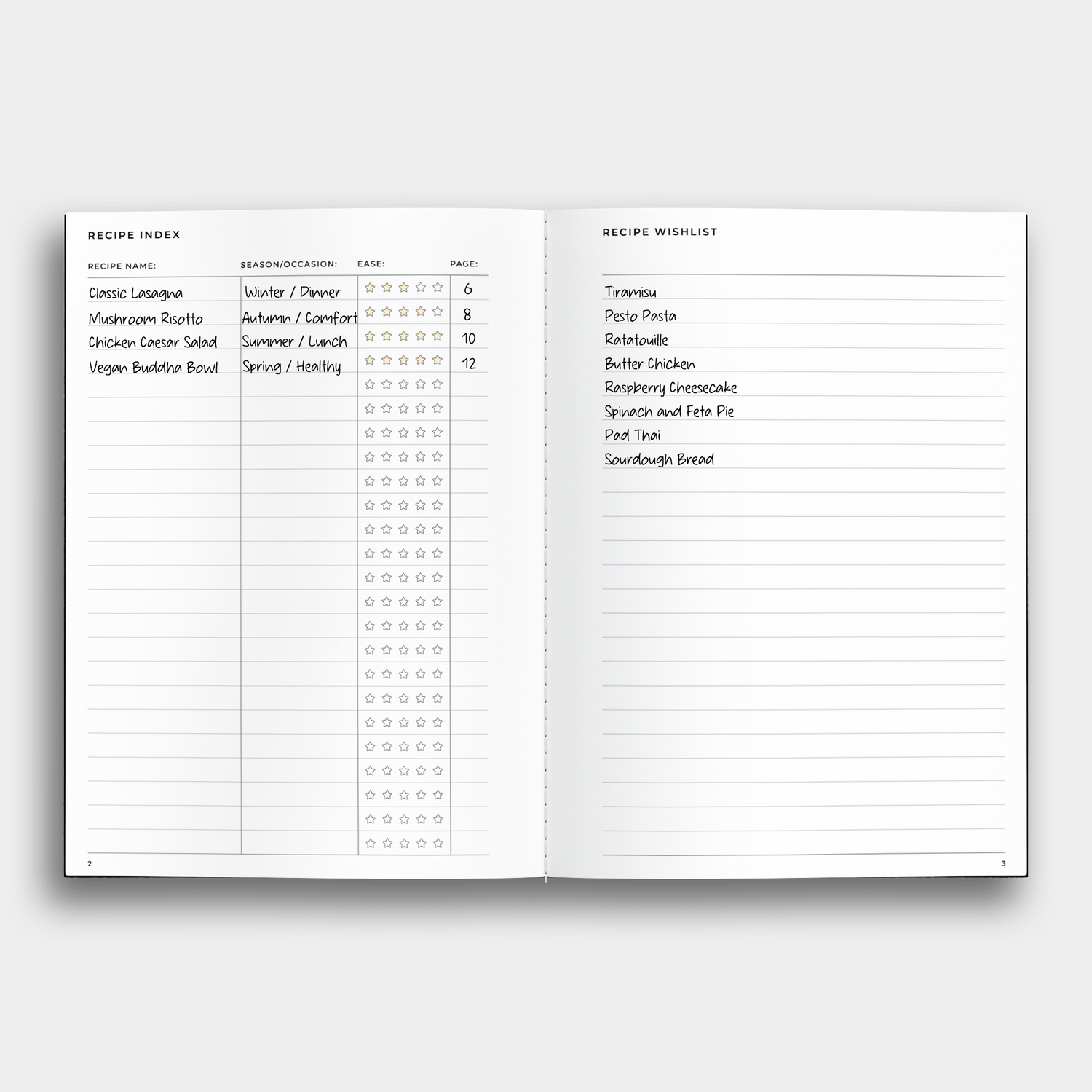 Taste Notebook