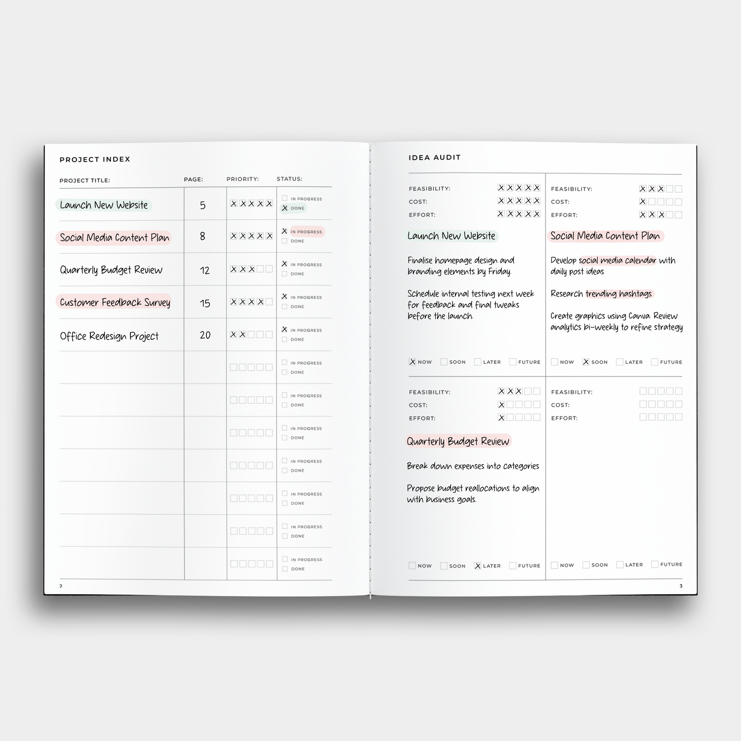 Project Notebook