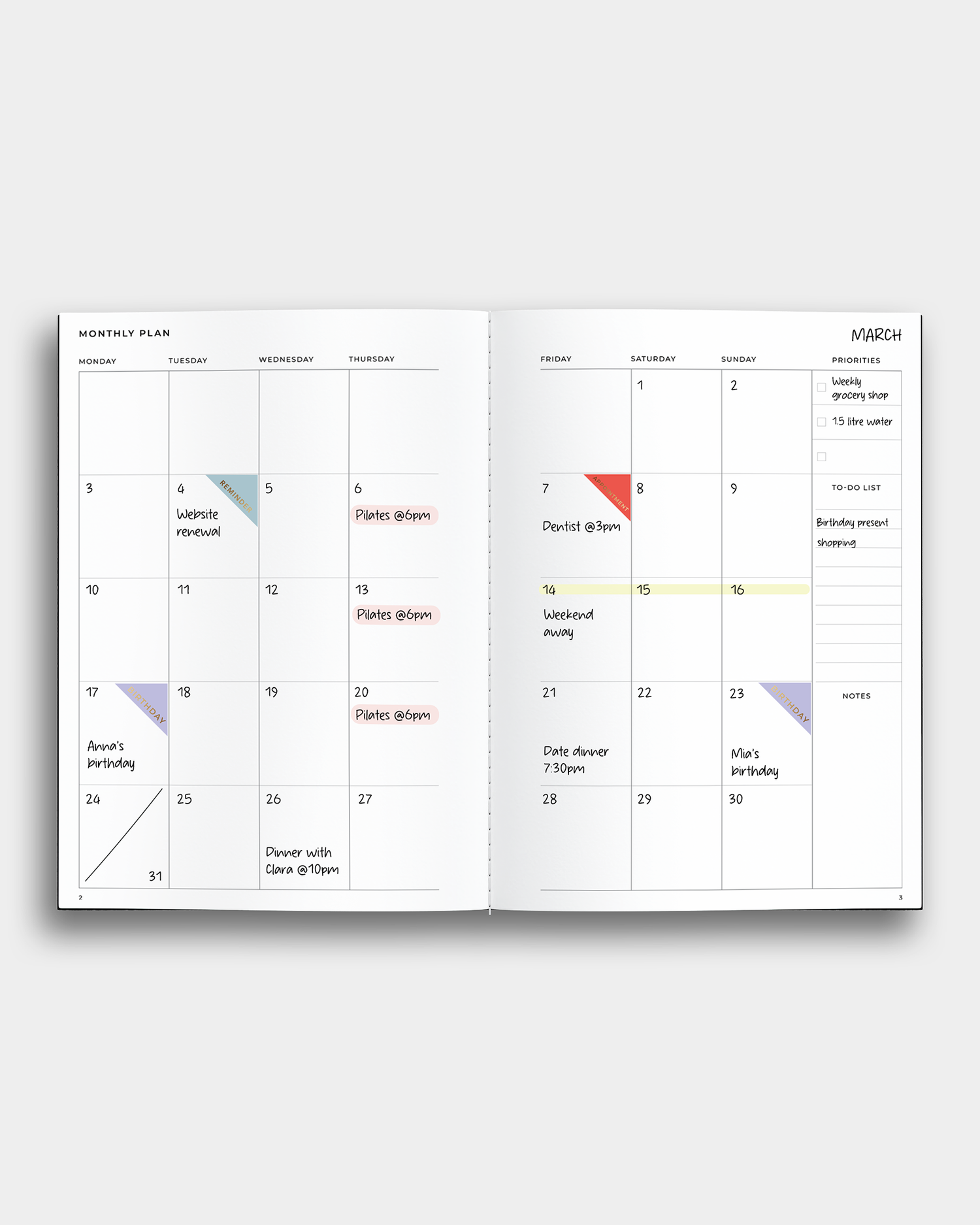 Balance Planner Notebook | For Calm 🧘
