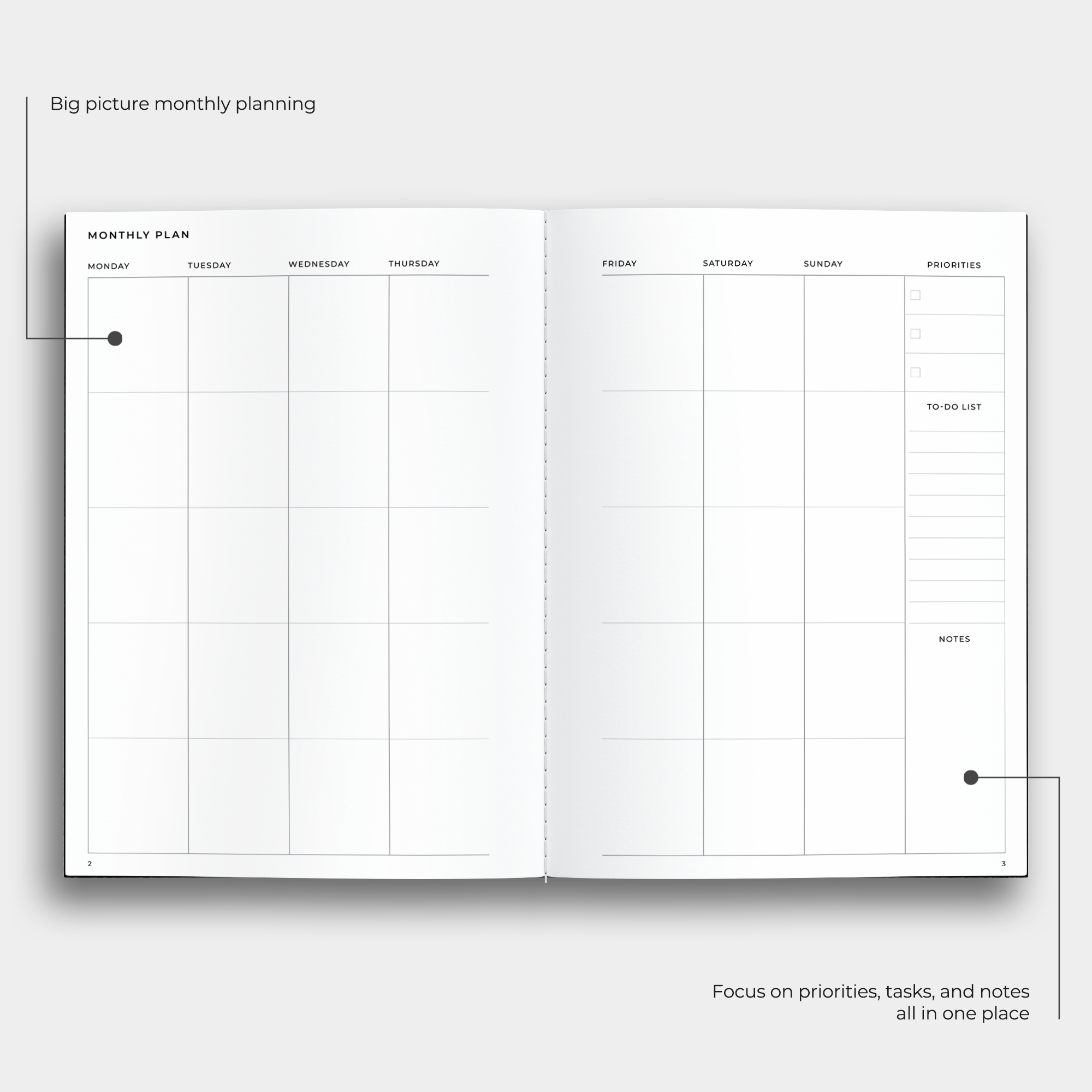 Essential Planner Notebook | For Focus ✅ (Copy)