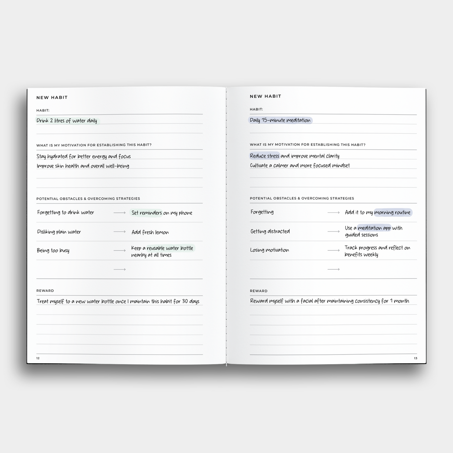 Habit Notebook