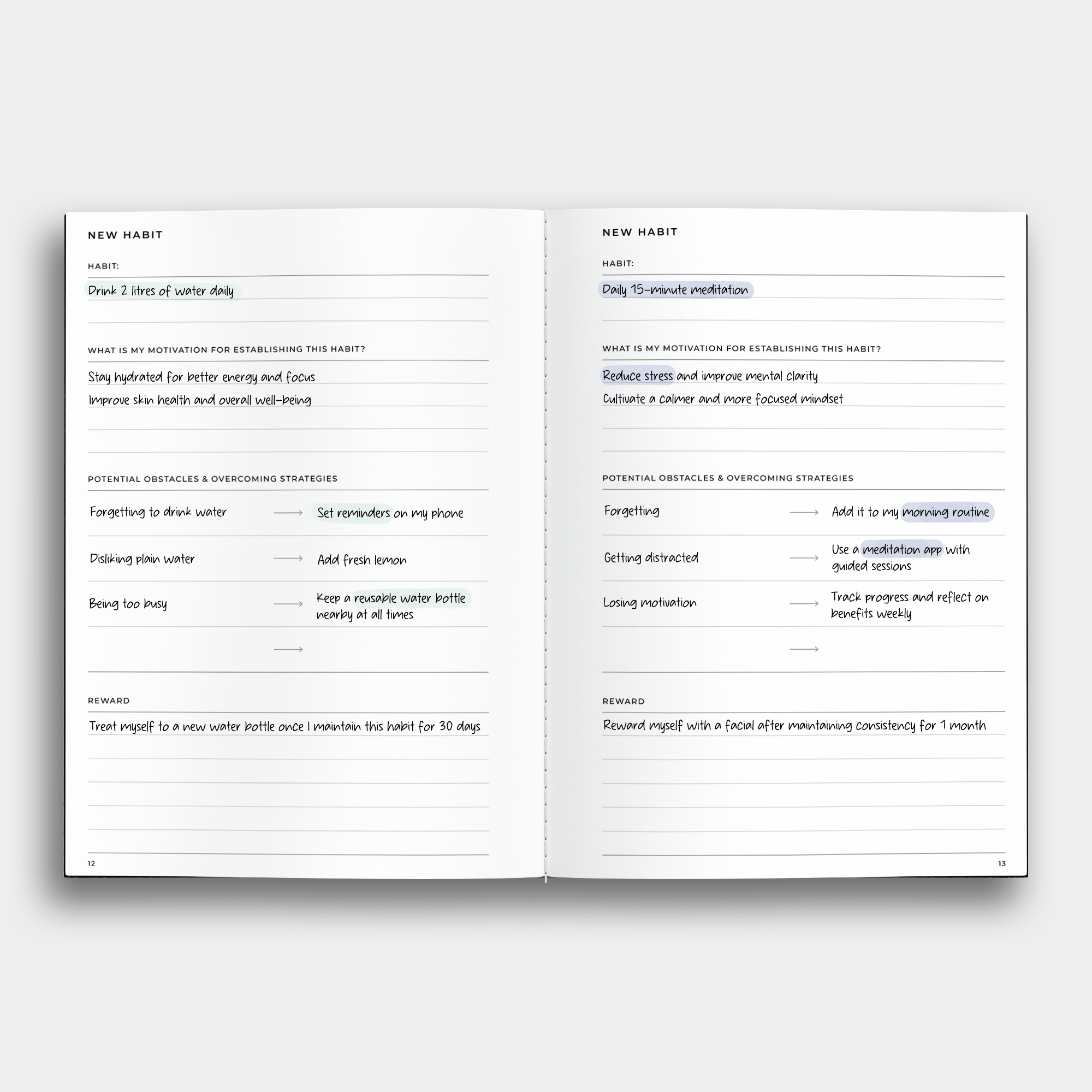 Habit Notebook 📅