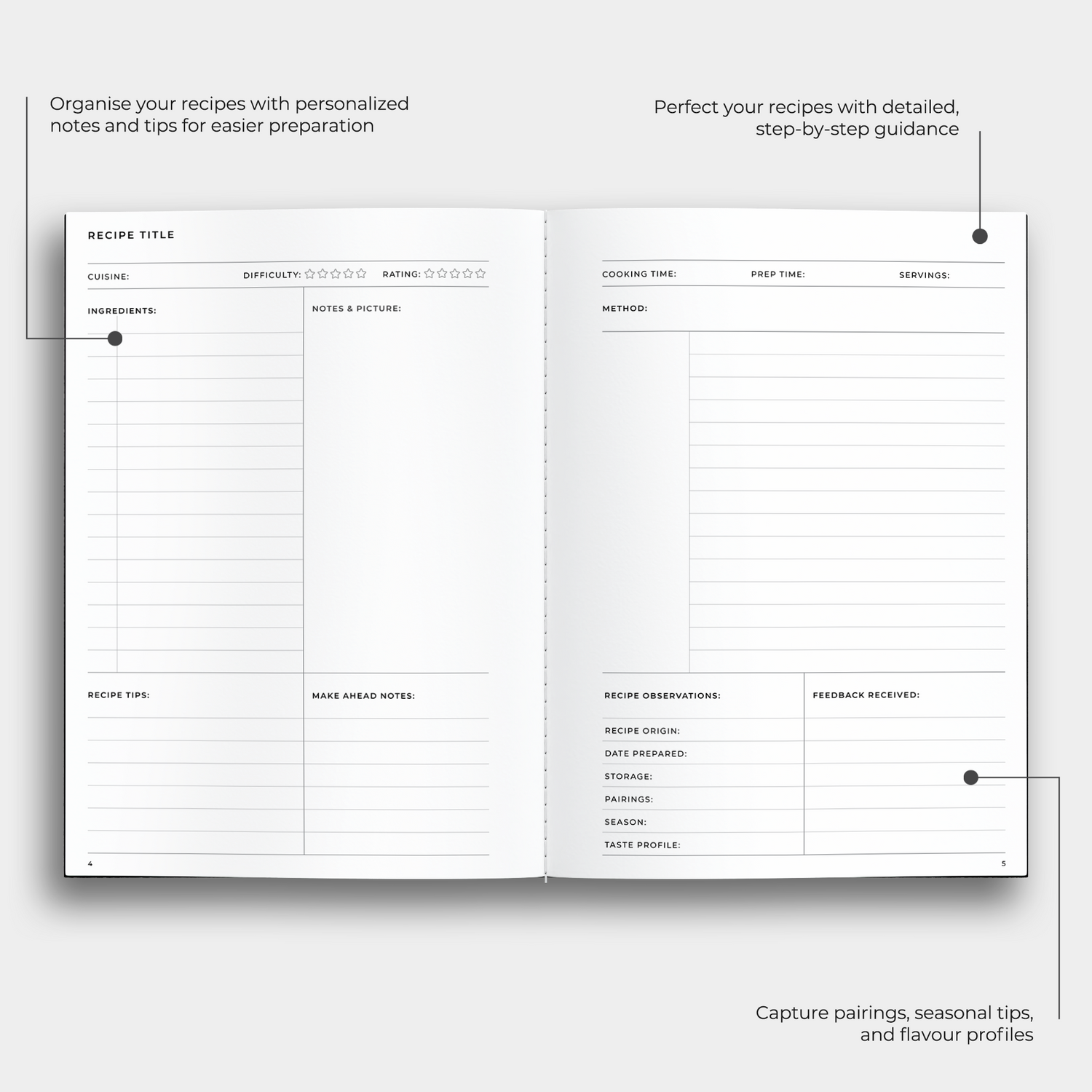 Taste Notebook