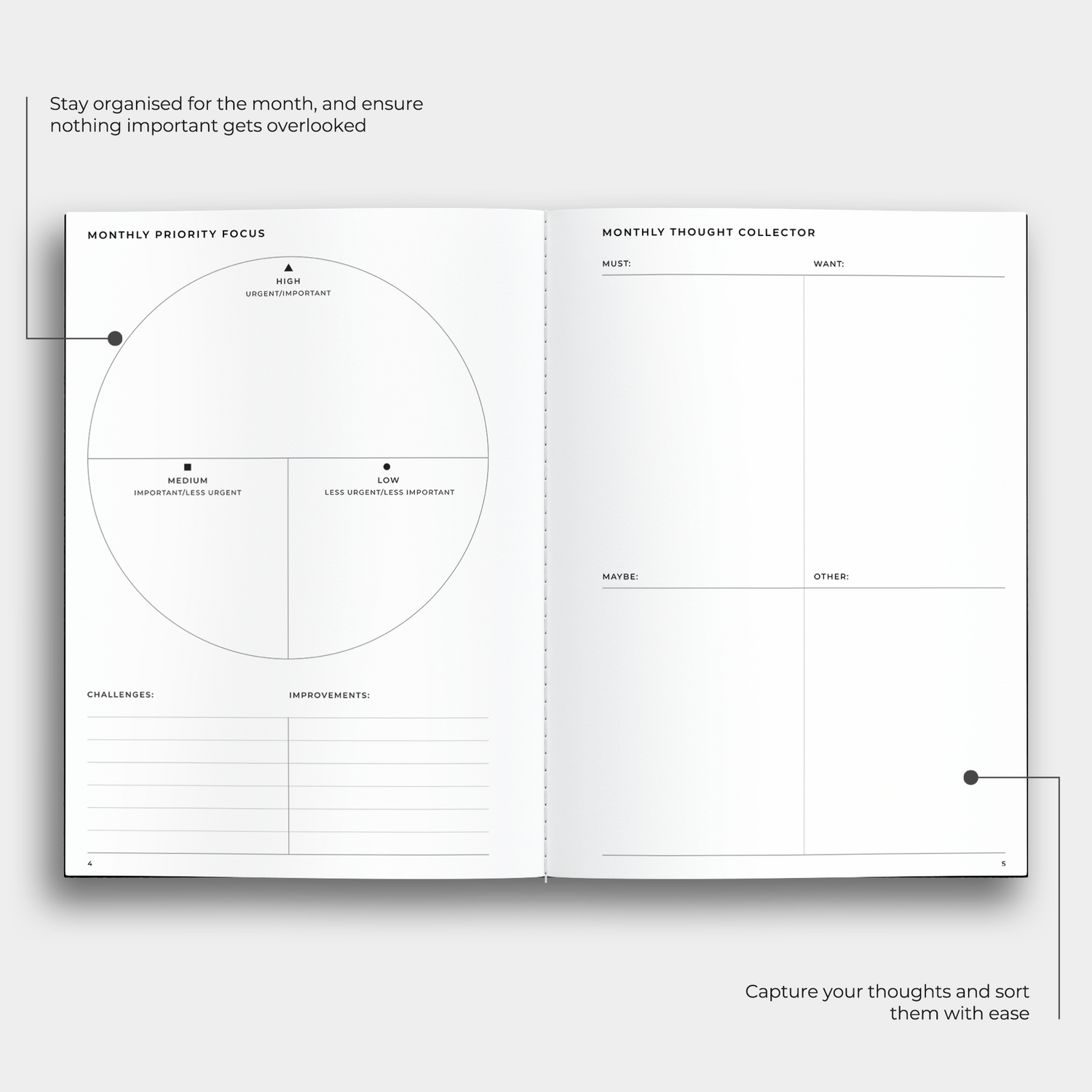 Essential Planner Notebook