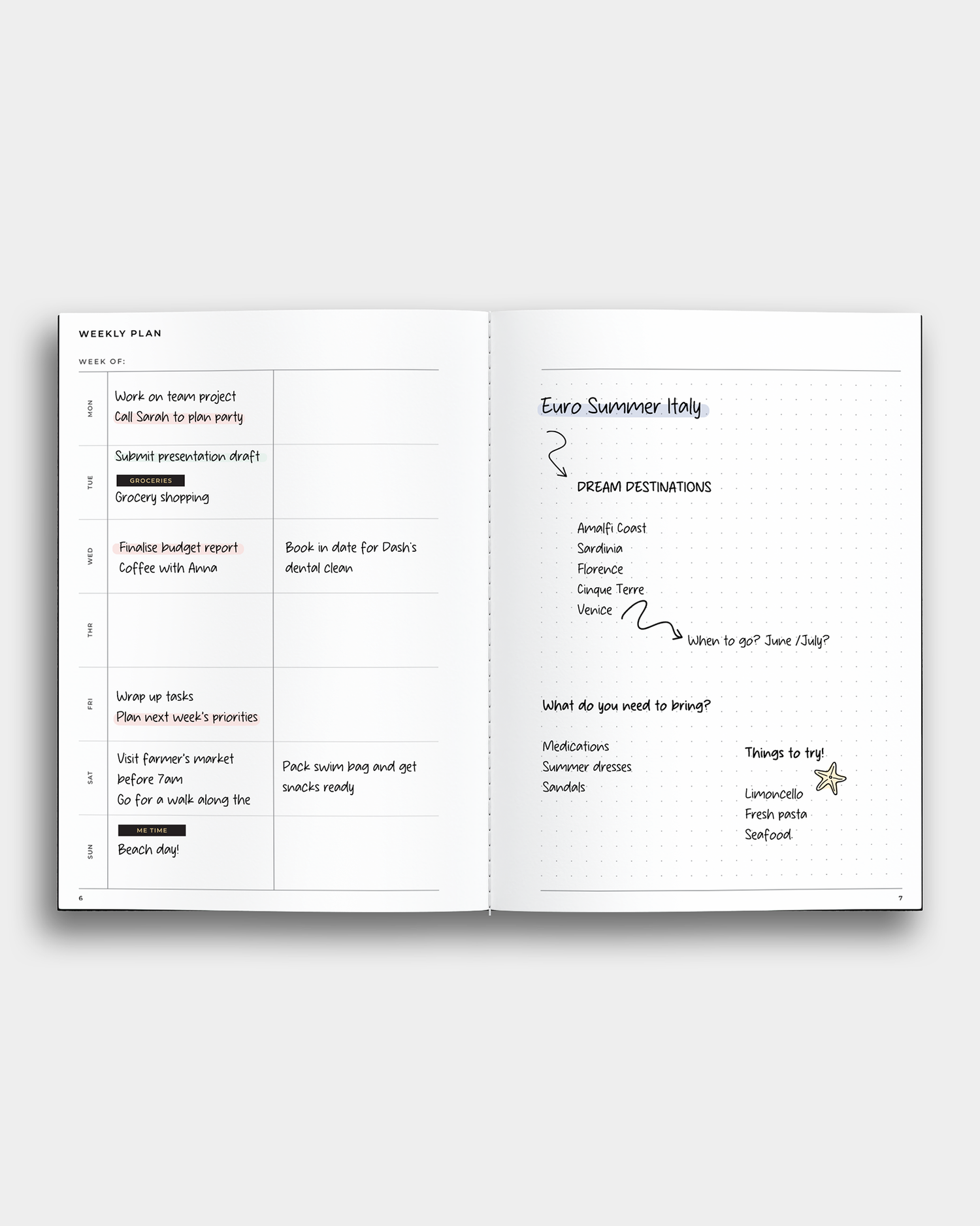 Essential Planner Notebook | For Focus ✅
