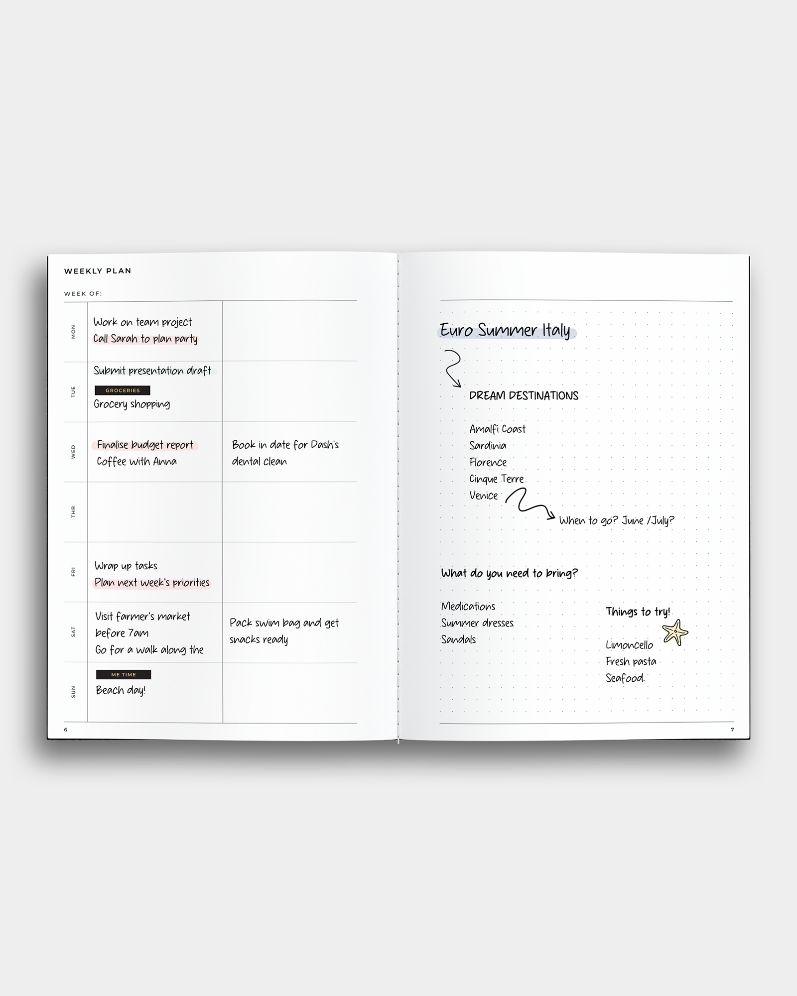 Essential Planner Notebook | For Focus ✅