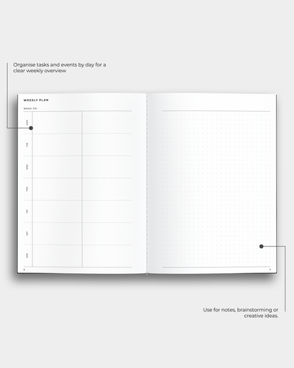 Essential Planner Notebook | For Focus ✅