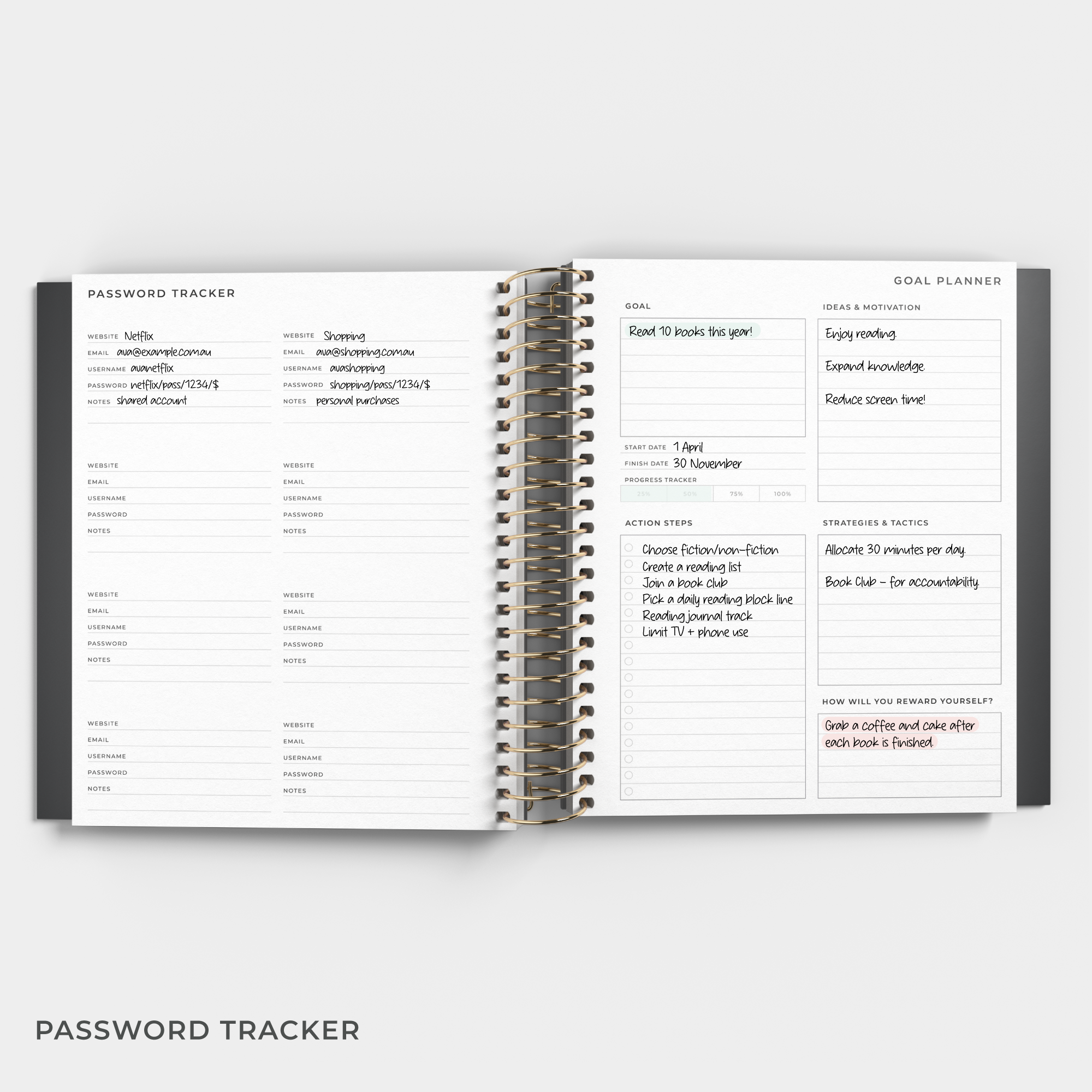 [PERFECTLY IMPERFECT]  2026 Daily Planner