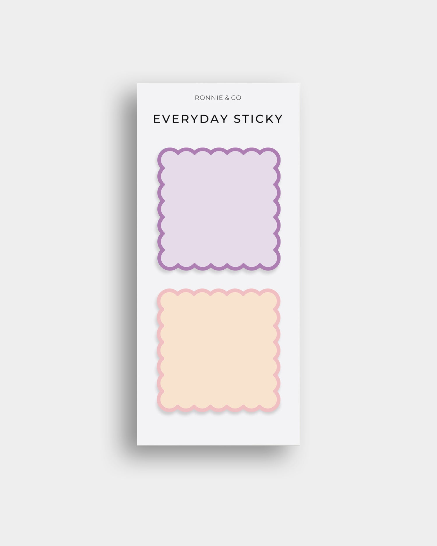 Everyday Sticky Note - Scalloped Edge