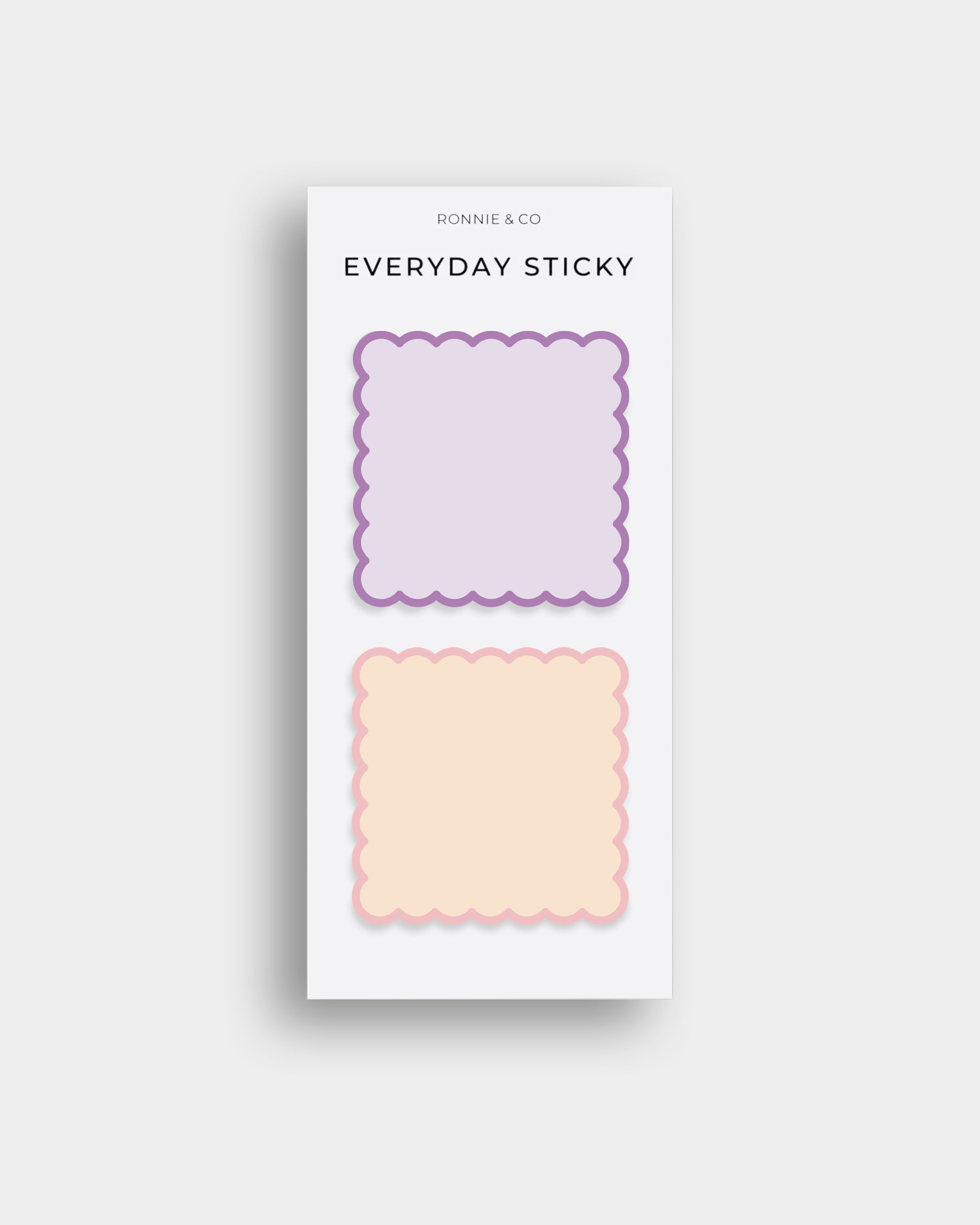 Everyday Sticky Note - Scalloped Edge