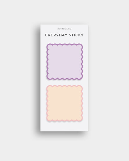 Everyday Sticky Note - Scalloped Edge