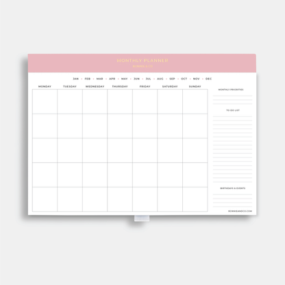 Magnetic Monthly Calendar