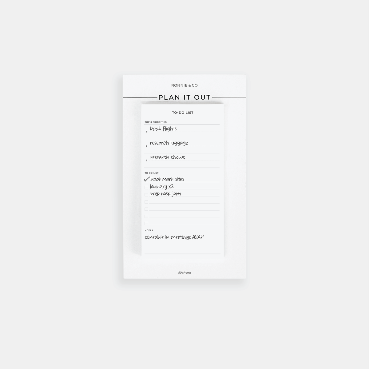 Things To Do List Sticky Notes | Ronnie and Co – Ronnie & Co