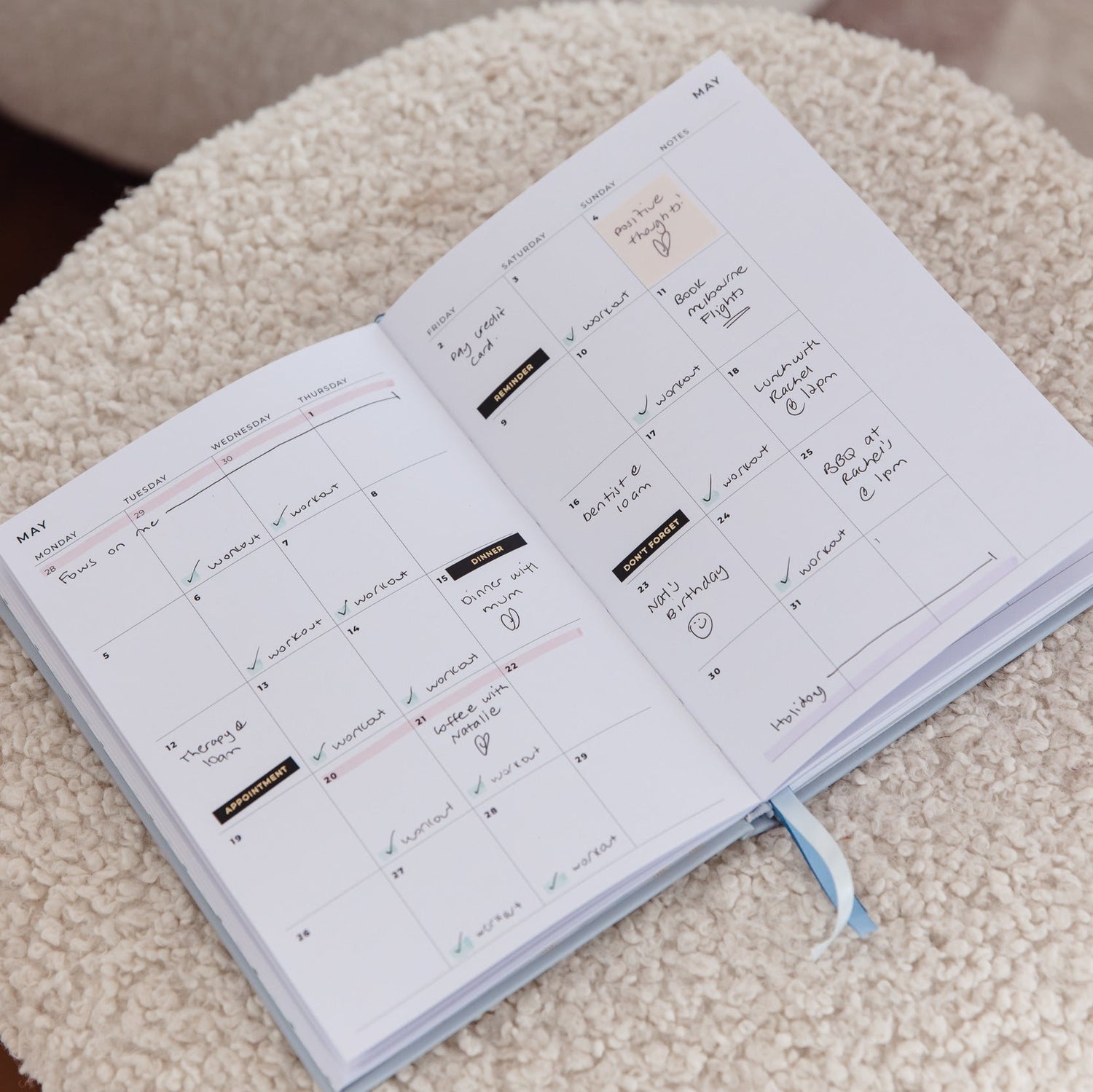 2025 A5 Weekly Planner Diary