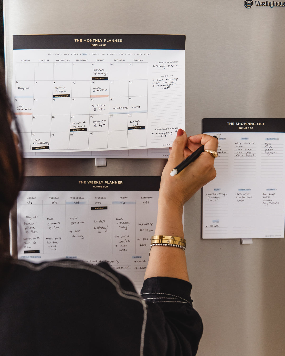 Magnetic Monthly Planner Pad
