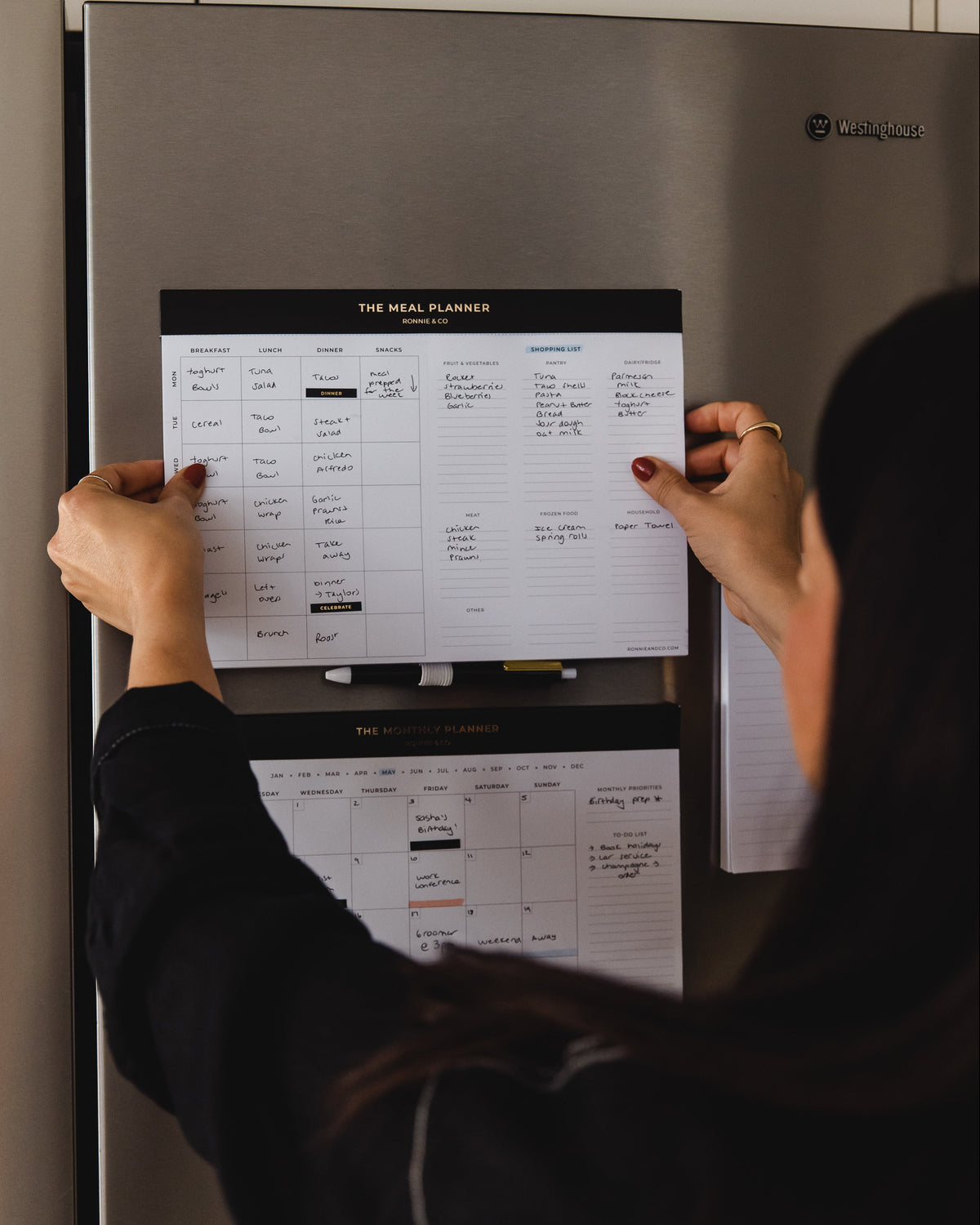 Magnetic Meal Planner Pad