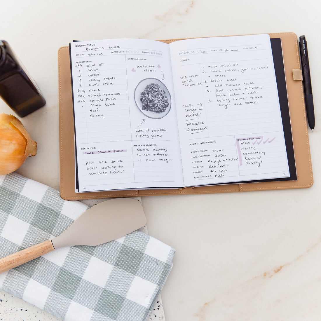 Taste Notebook