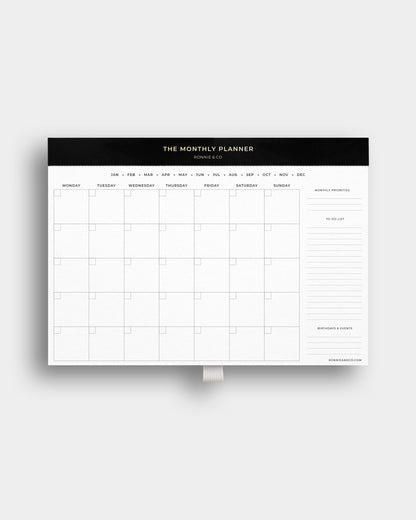 Magnetic Monthly Planner Pad