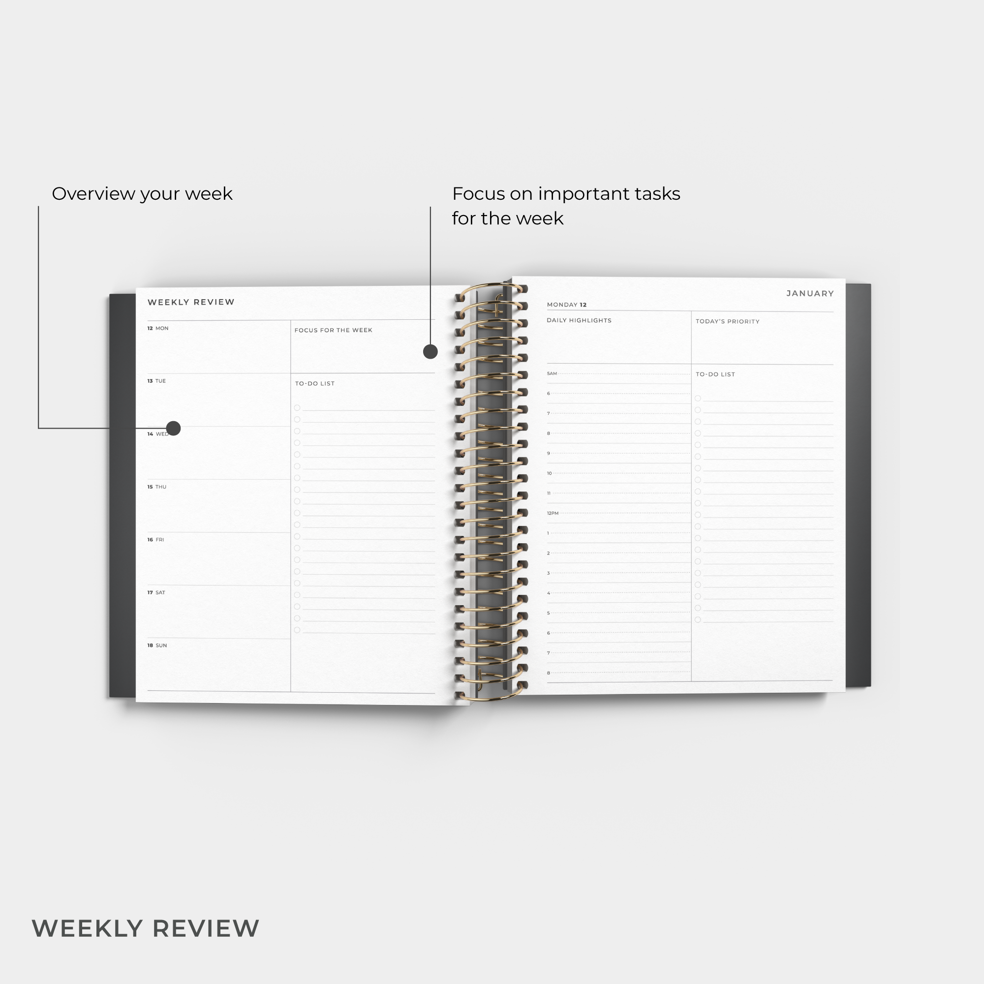 [PERFECTLY IMPERFECT]  2026 Daily Planner