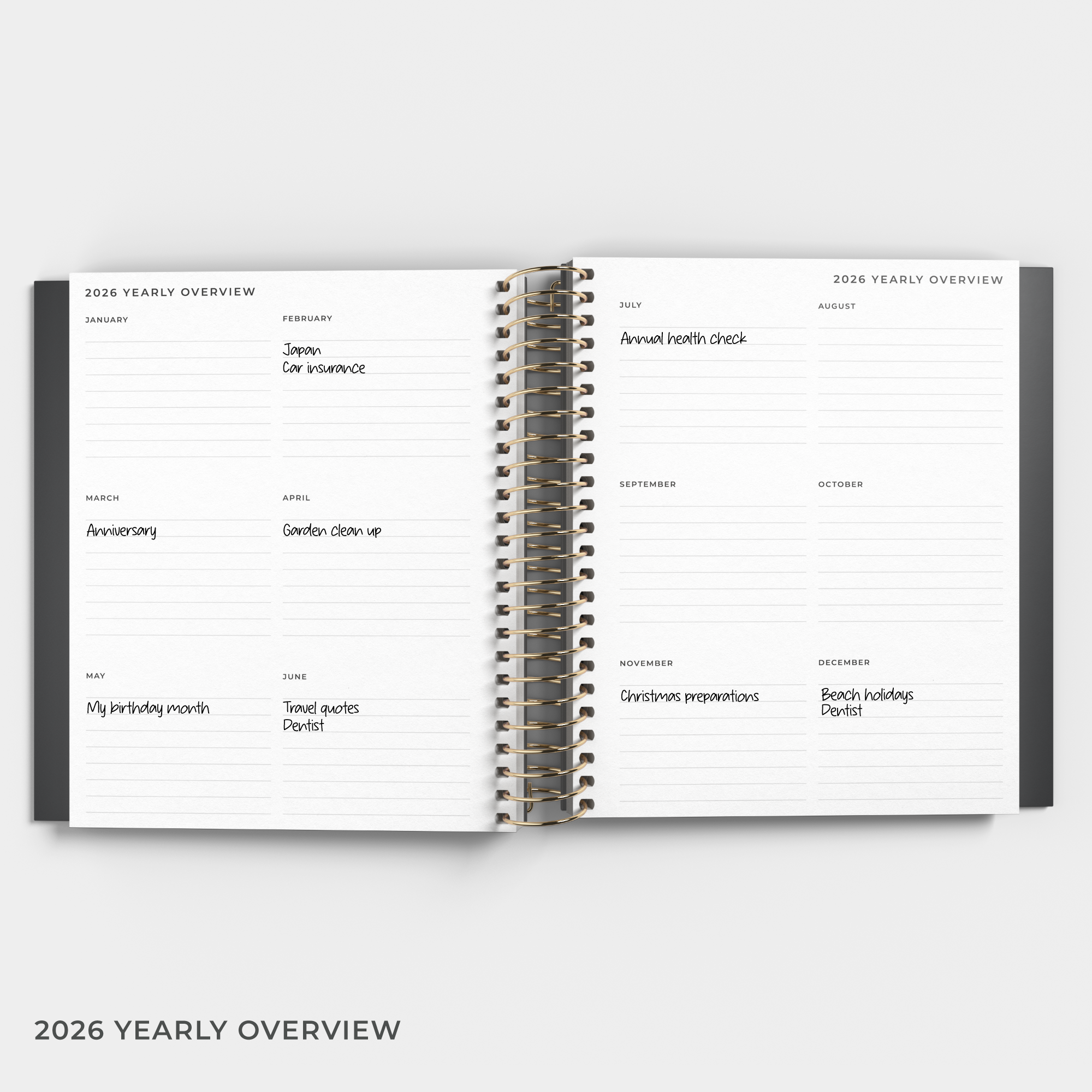 [PERFECTLY IMPERFECT]  2026 Daily Planner