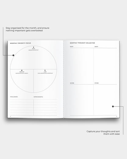 Essential Planner Notebook | For Focus ✅